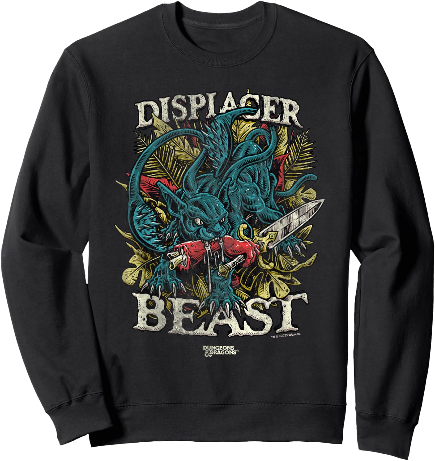 Dungeons & Dragons Displacer Beast Sweatshirt - Sweatshirt | Black