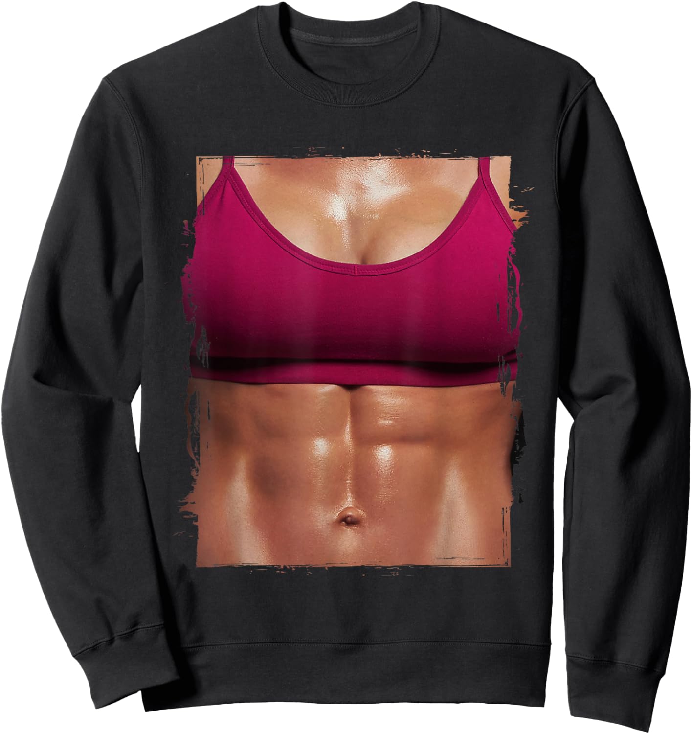 Fake Muscle I Woman Fitness Dream Woman Fitness Women Body Sweatshirt - Sweatshirt | Black