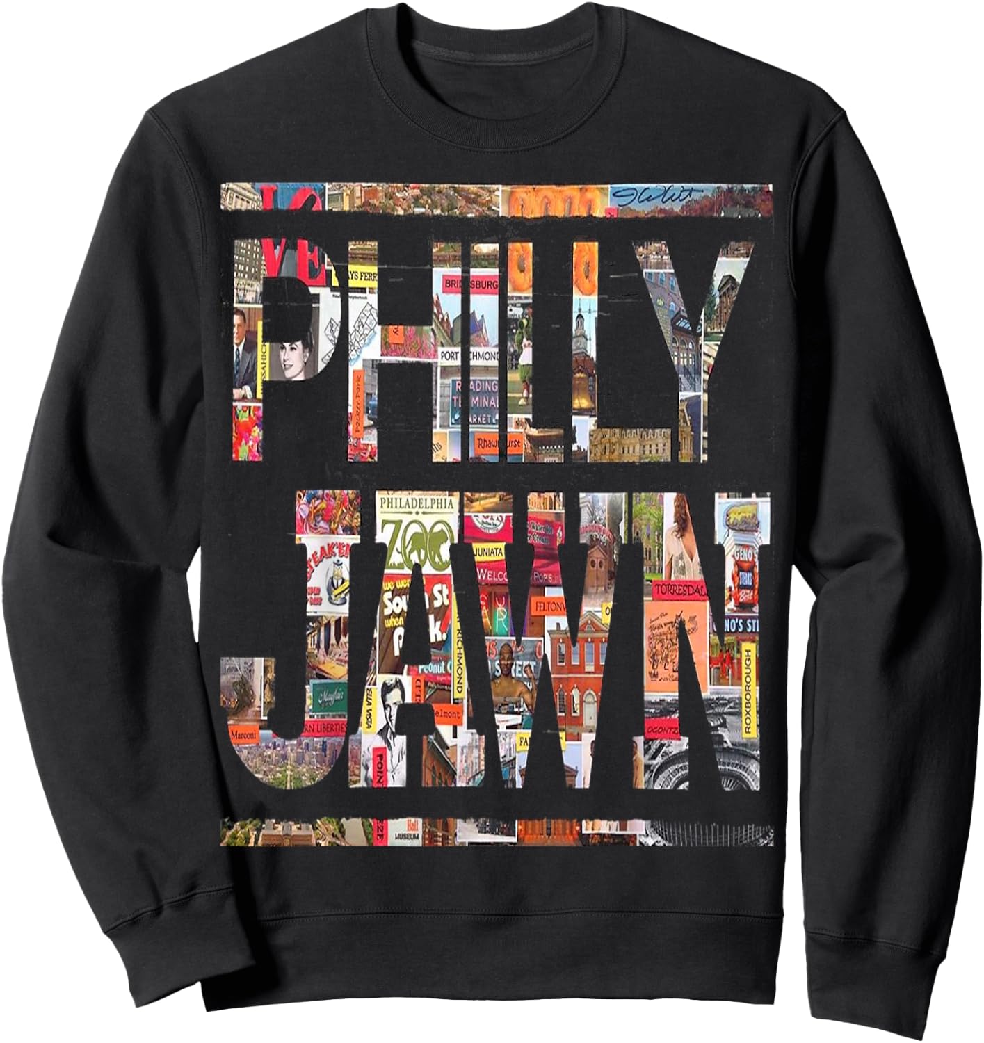 Philly jawn, Slang Philadelphia Hometown Sweatshirt - Sweatshirt | Black