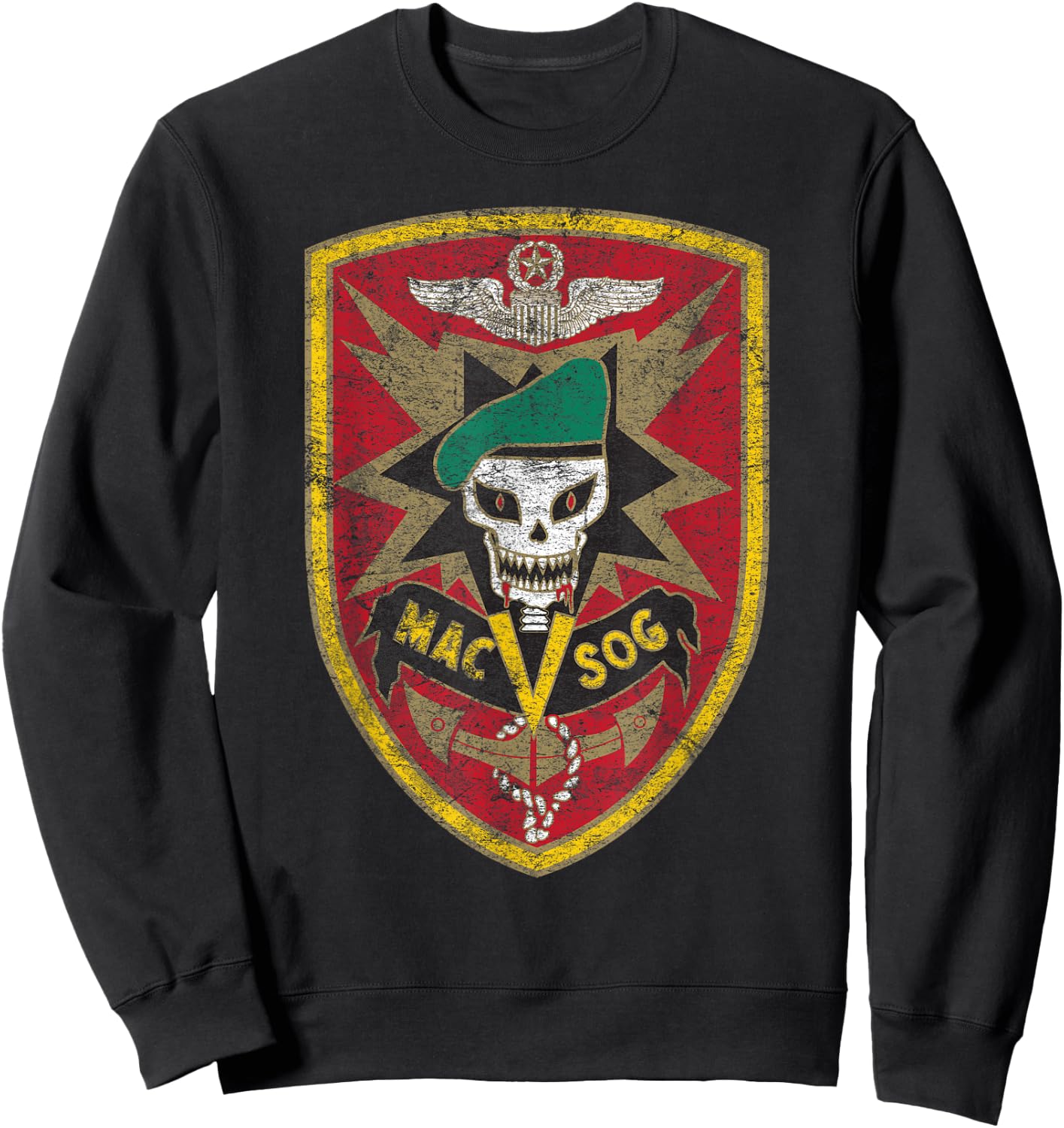 American Marauder: MACV-SOG Insignia Sweatshirt - Sweatshirt | Black