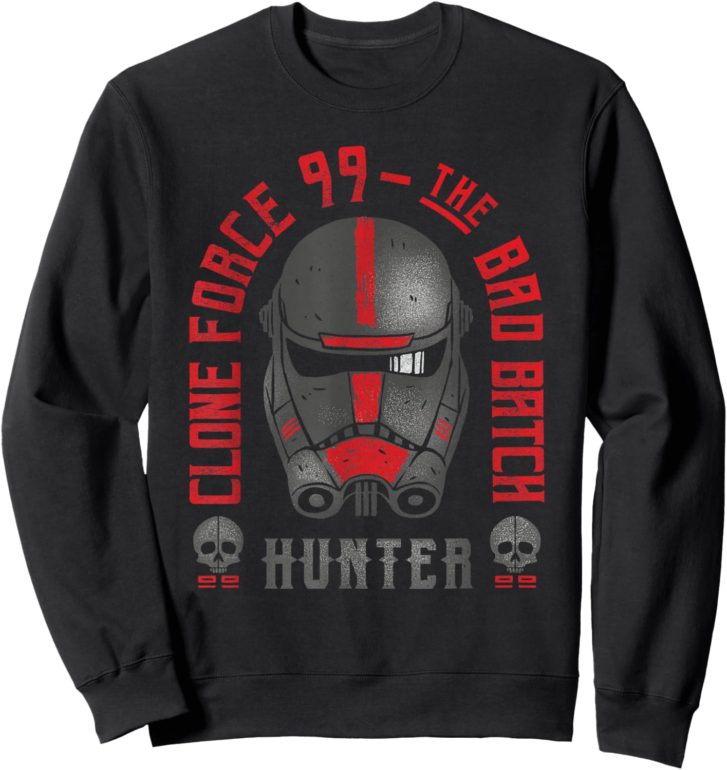 Star Wars: The Bad Batch Hunter Clone Force 99 Logo Sweatshirt - Sweatshirt | Black