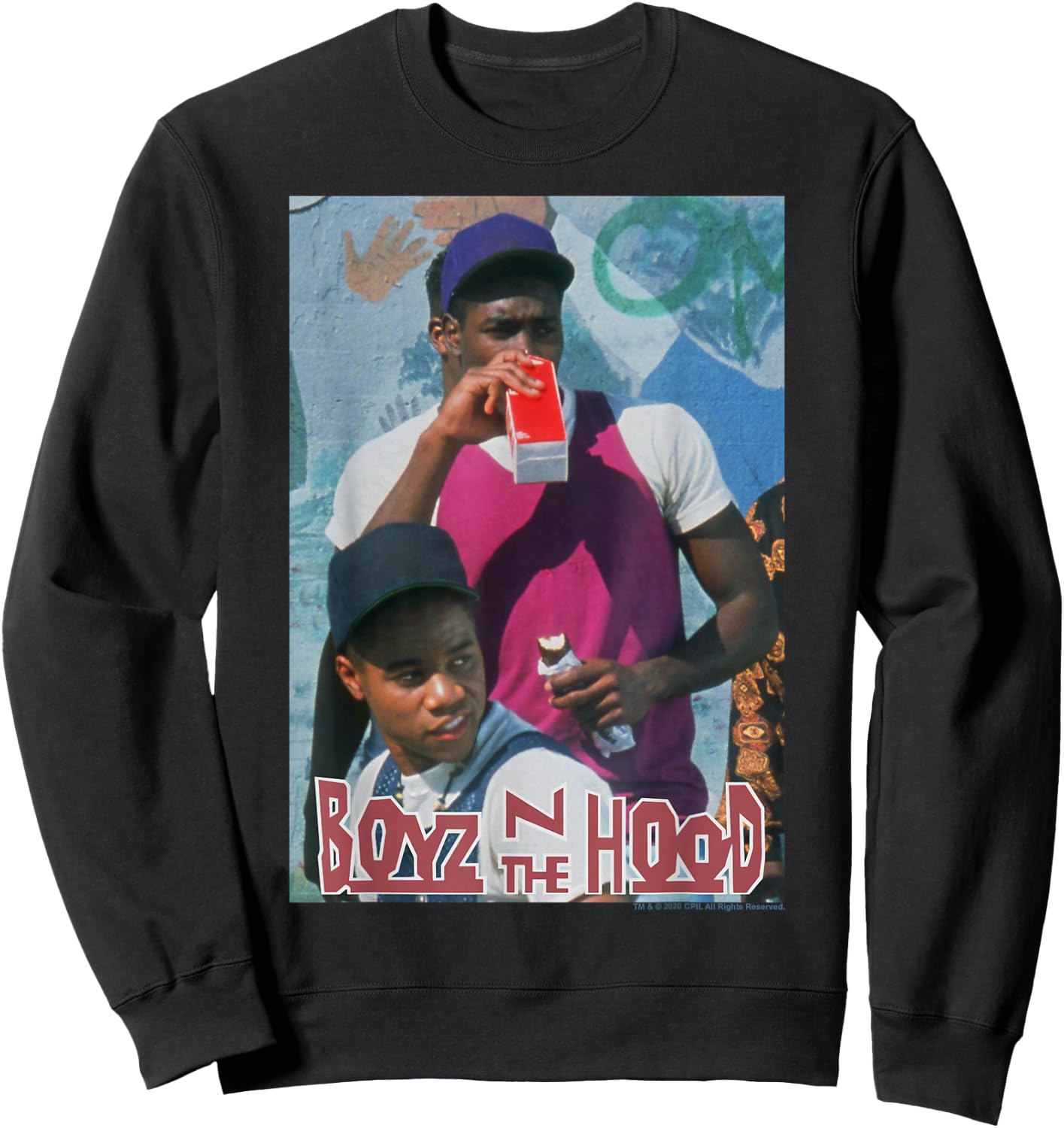 Boyz in The Hood Milk Poster Small Sweatshirt - Sweatshirt | Black