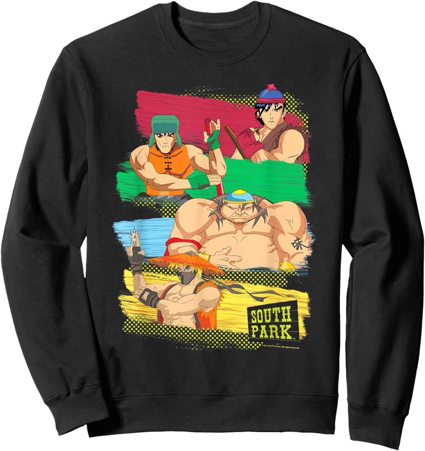 South Park South Park Anime Sweatshirt - Sweatshirt | Black