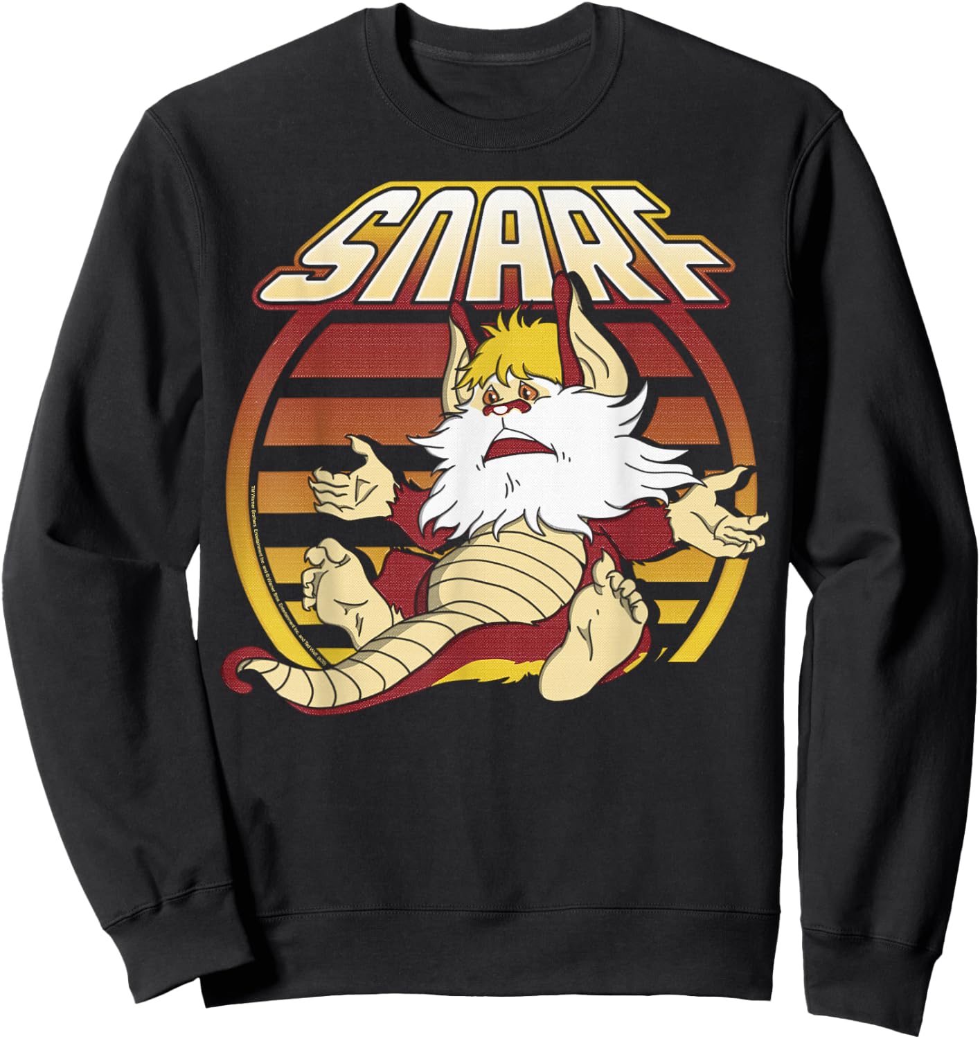 ThunderCats Snarf Retro Sunset Portrait Sweatshirt - Sweatshirt | Black