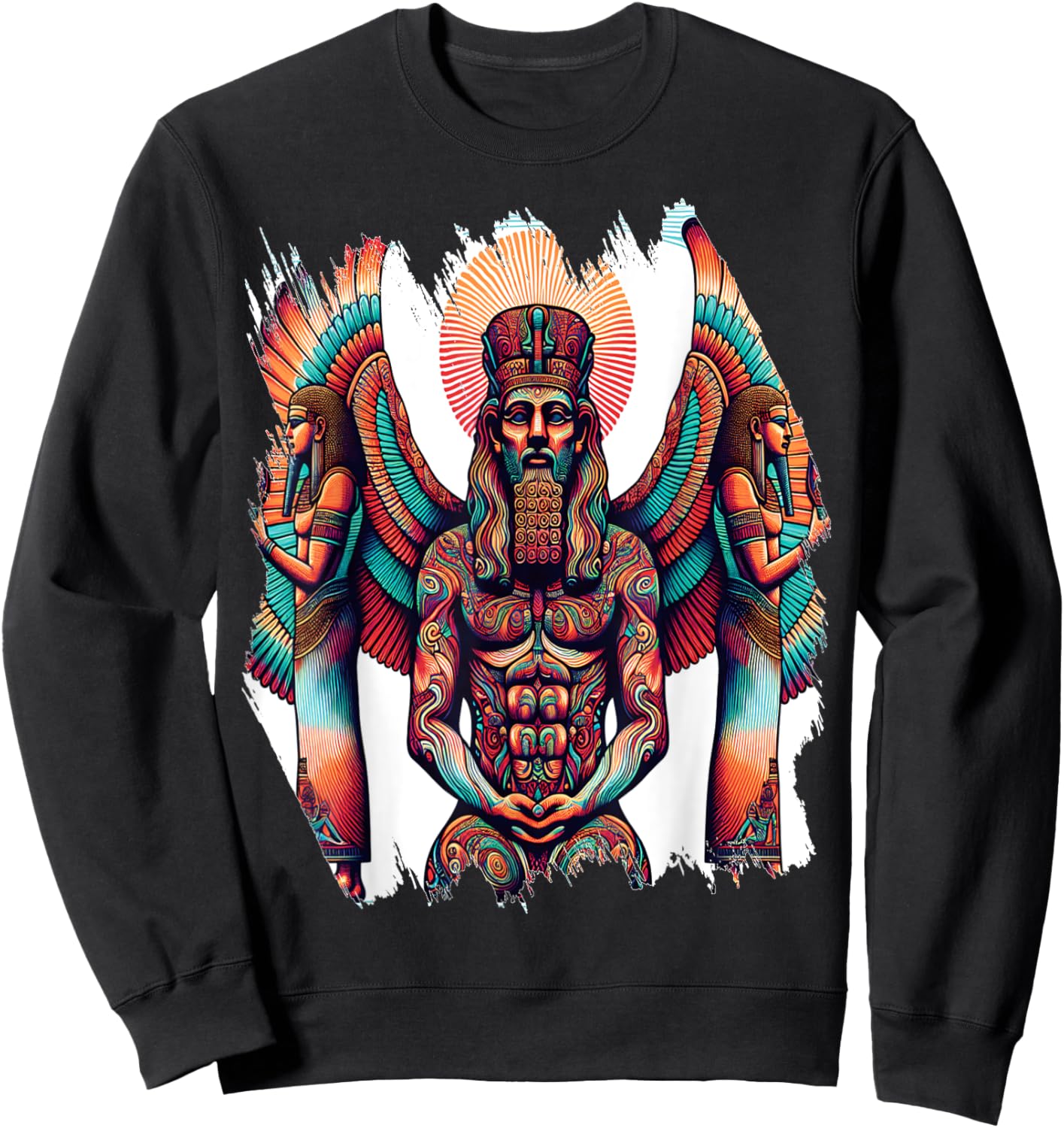Anunnaki God of Sky Sweatshirt - Sweatshirt | Black