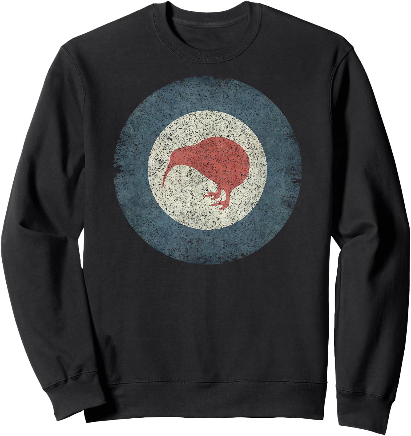 Air force Roundel of New Zealand distressed Sweatshirt - Sweatshirt | Black