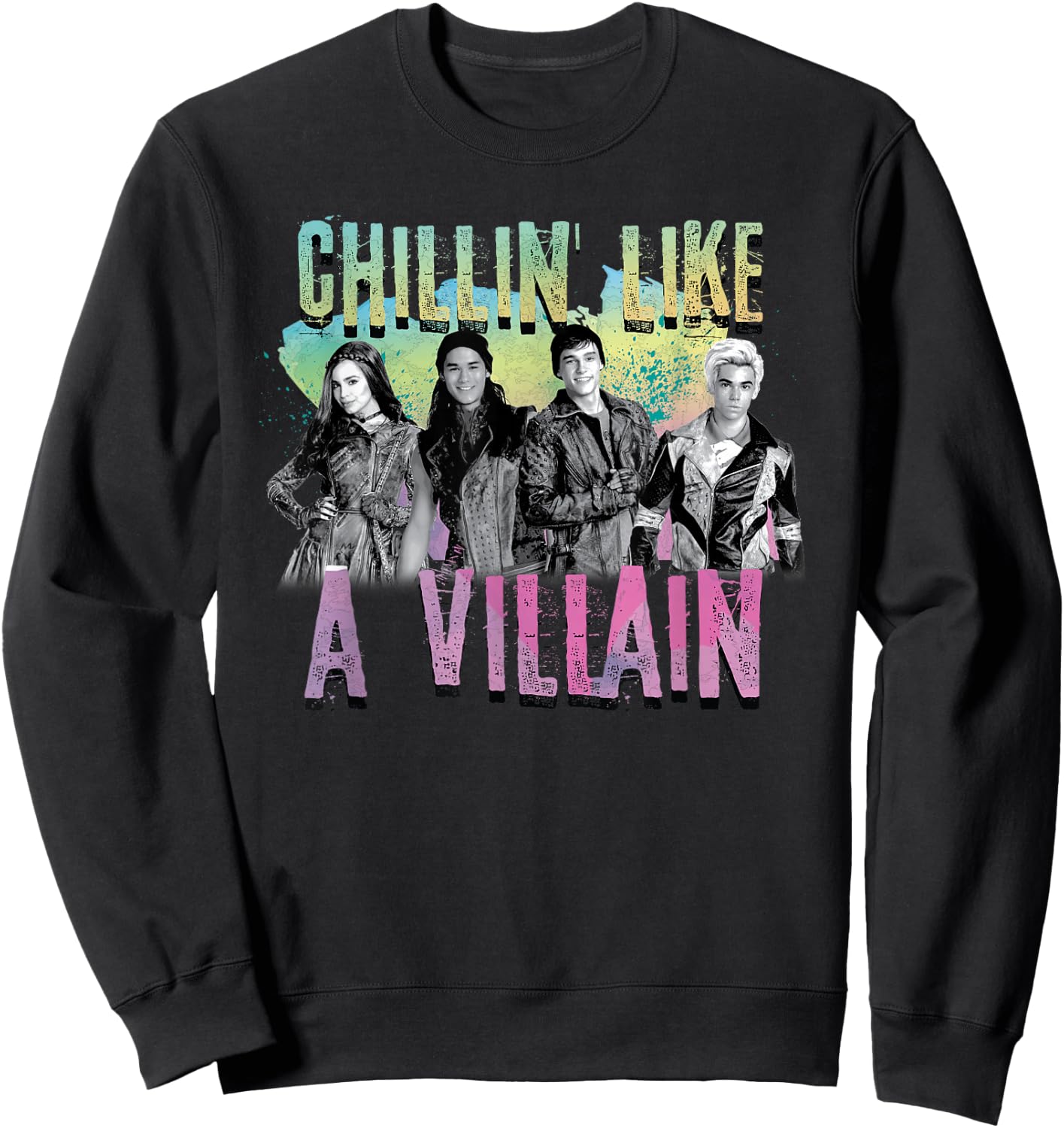 Disney - Descendants Chillin Like A Villain Sweatshirt - Sweatshirt | Black