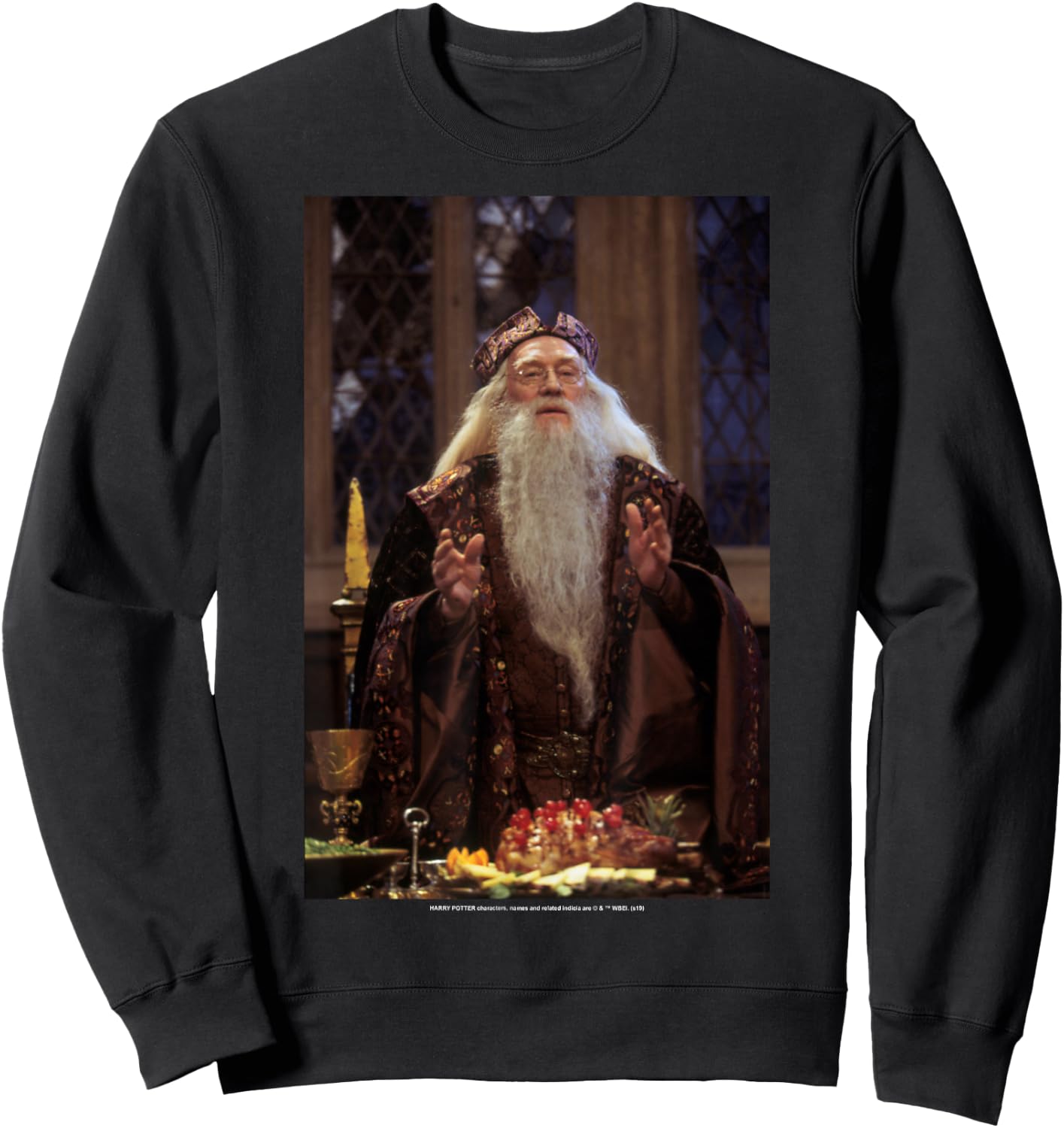 Harry Potter Professor Dumbledore Poster Sweatshirt - Sweatshirt | Black