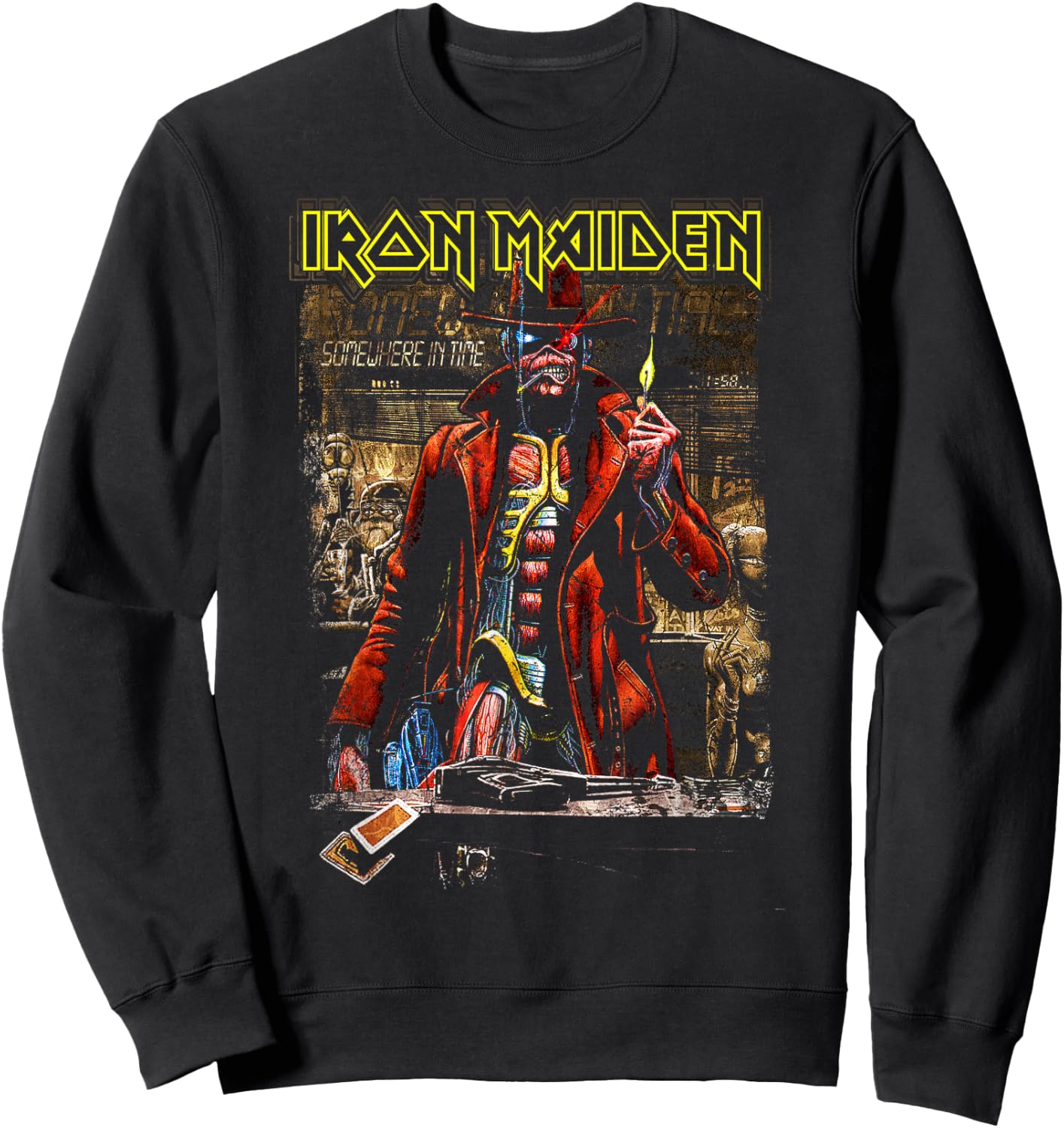 Iron Maiden - Stranger Sepia Sweatshirt - Sweatshirt | Black