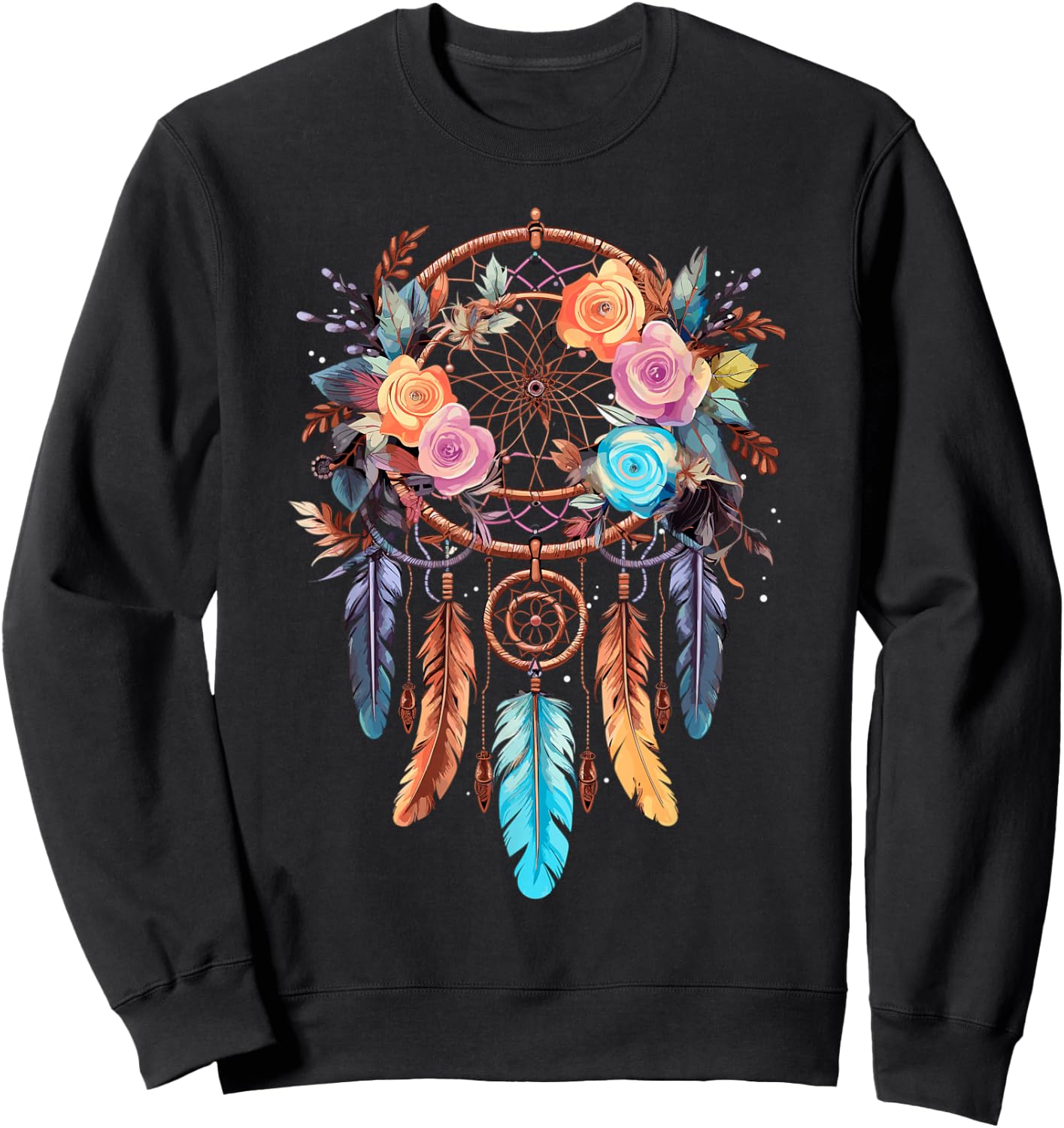 Boho Dream Catcher Sweatshirt - Sweatshirt | Black
