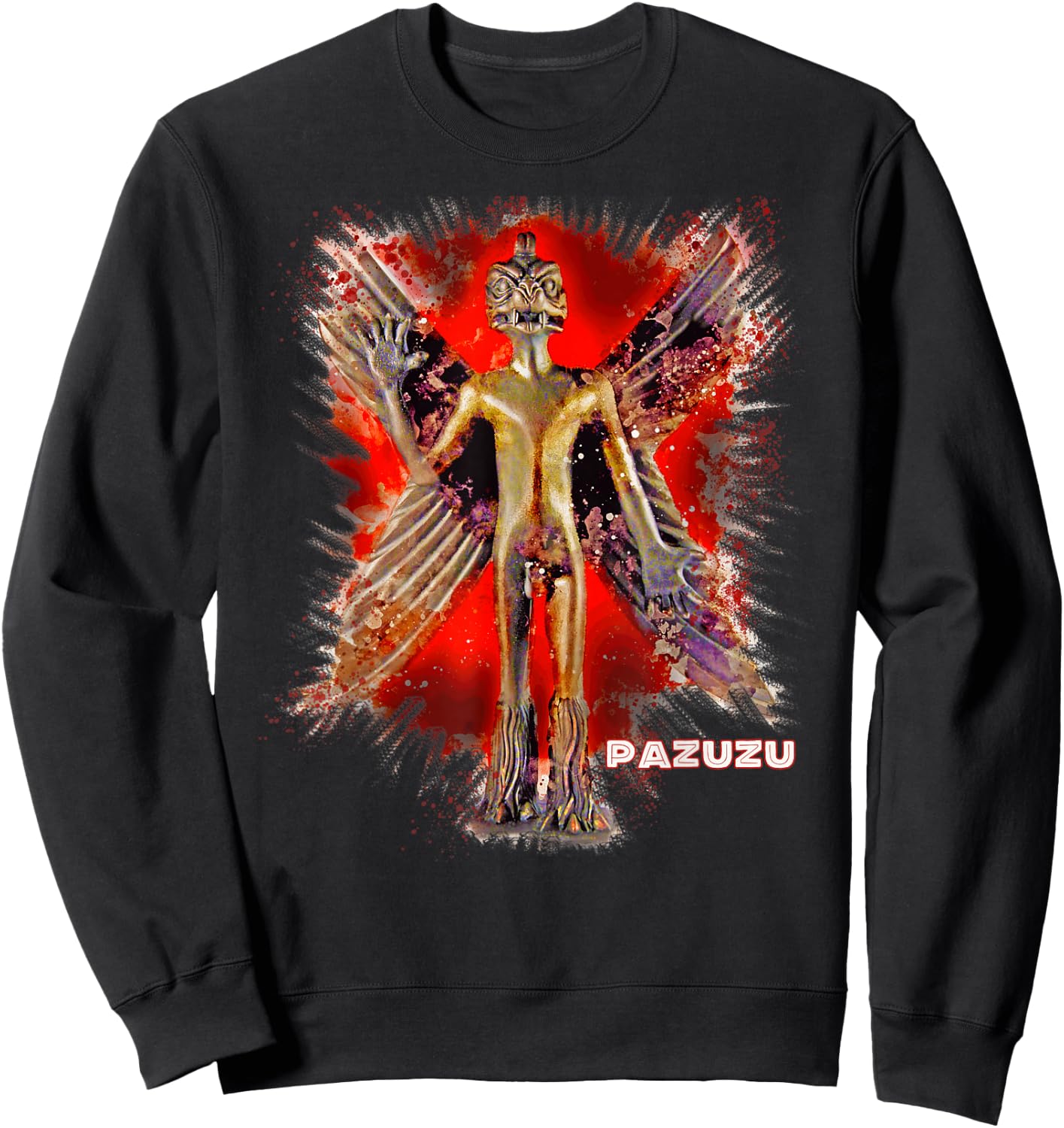 Pazuzu Demon Sweatshirt - Sweatshirt | Black