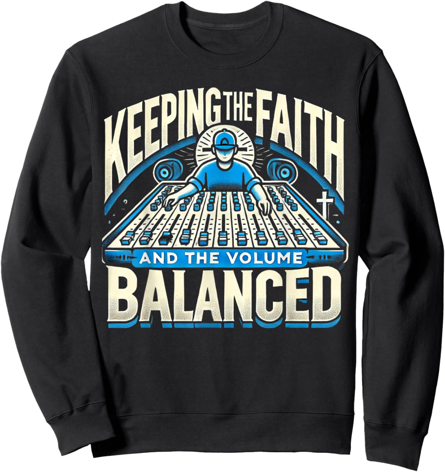 Recording Engineer Audio Church Sound Tech Church Sound Guy Sweatshirt - Sweatshirt | Black