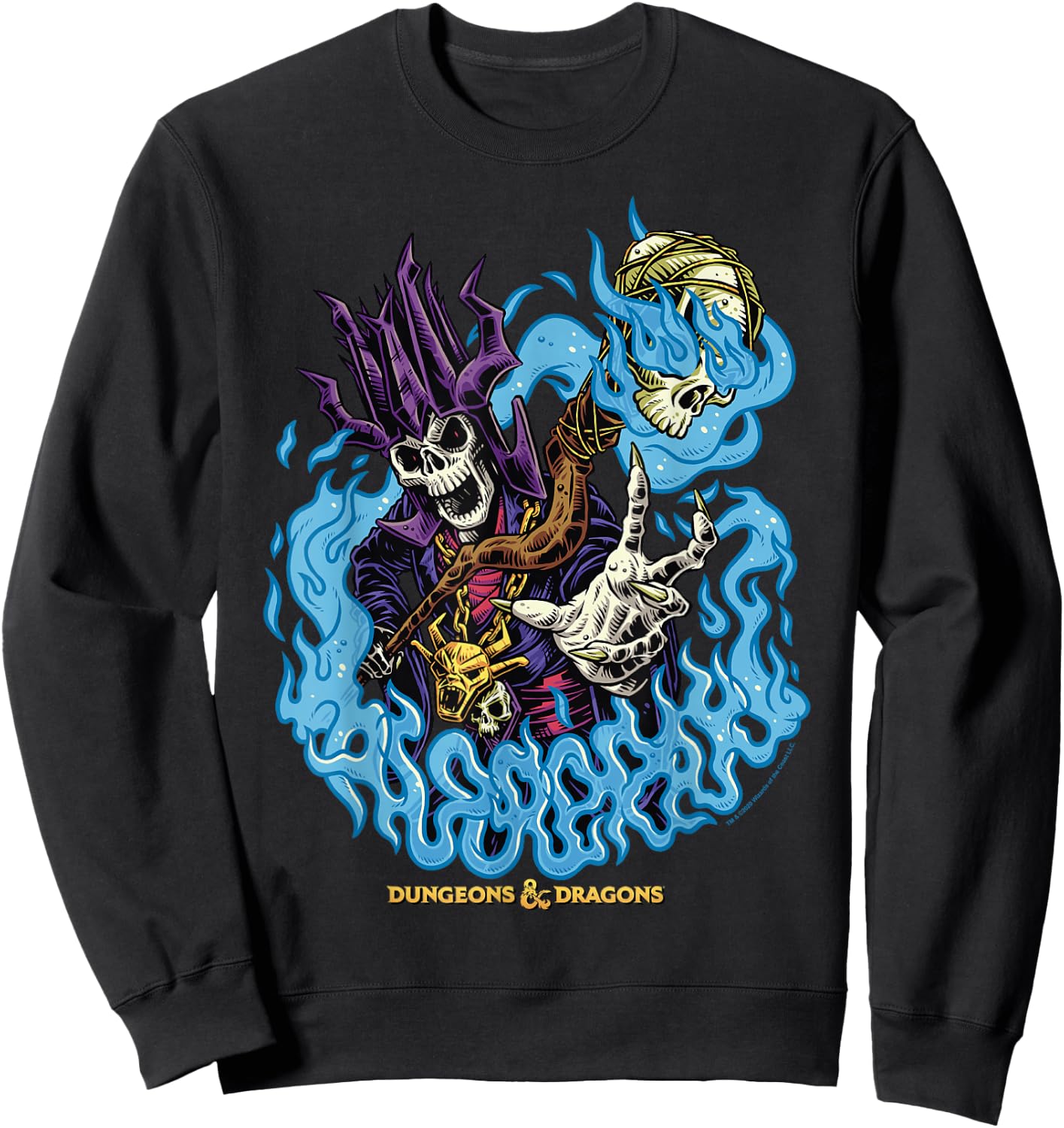 Dungeons & Dragons Acererak Logo Sweatshirt - Sweatshirt | Black