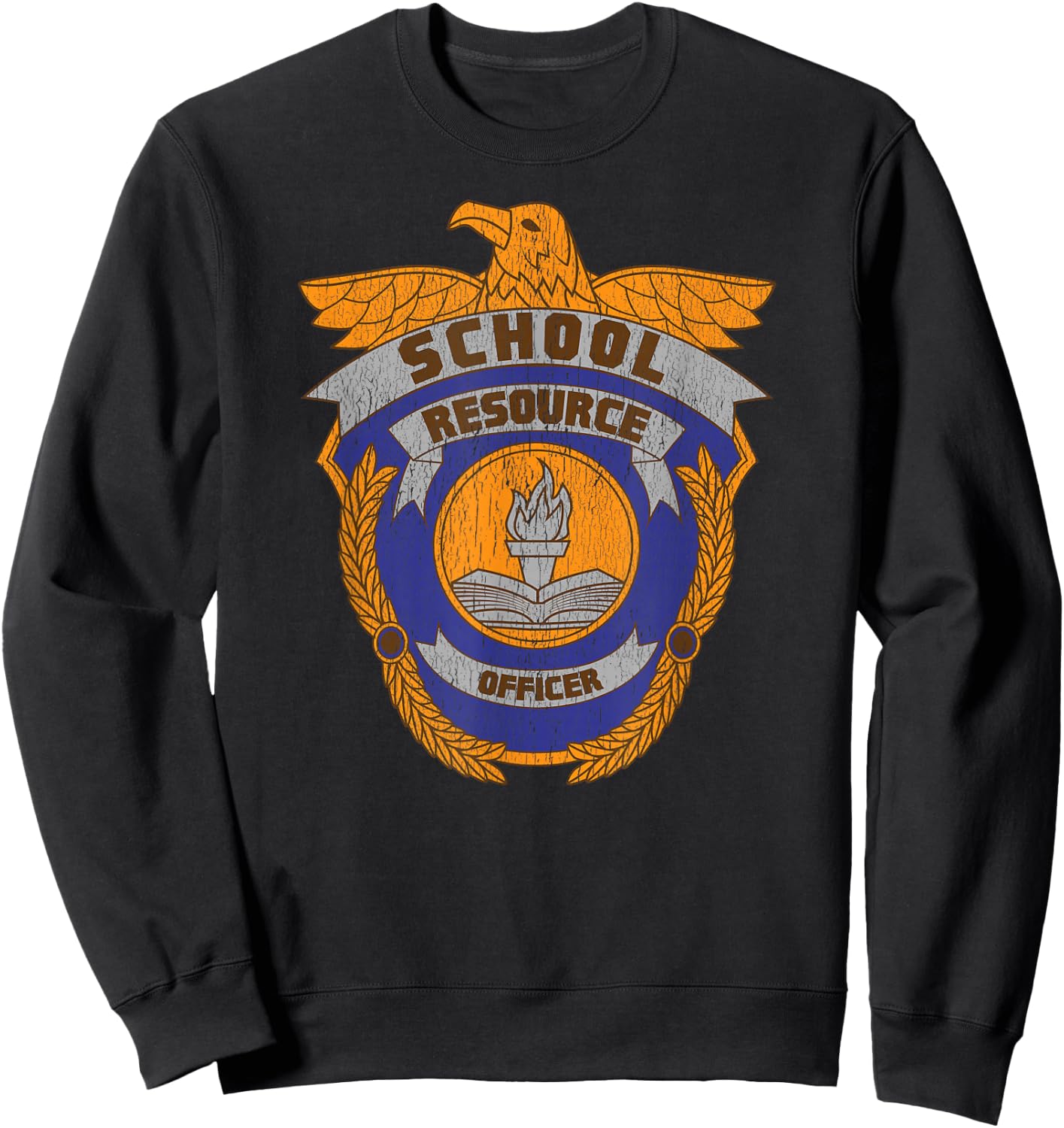 School Resource Officer Law Enforcement Safety Anti-Bullying Sweatshirt - Sweatshirt | Black