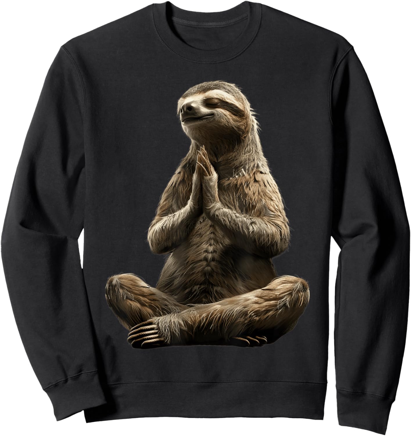 Sloth Yoga Sweatshirt - Sweatshirt | Black