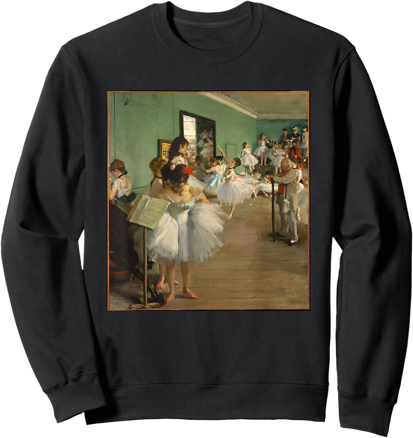 Edgar Degas The Dance Class Ballet Impressionism Art Sweatshirt - Sweatshirt | Black