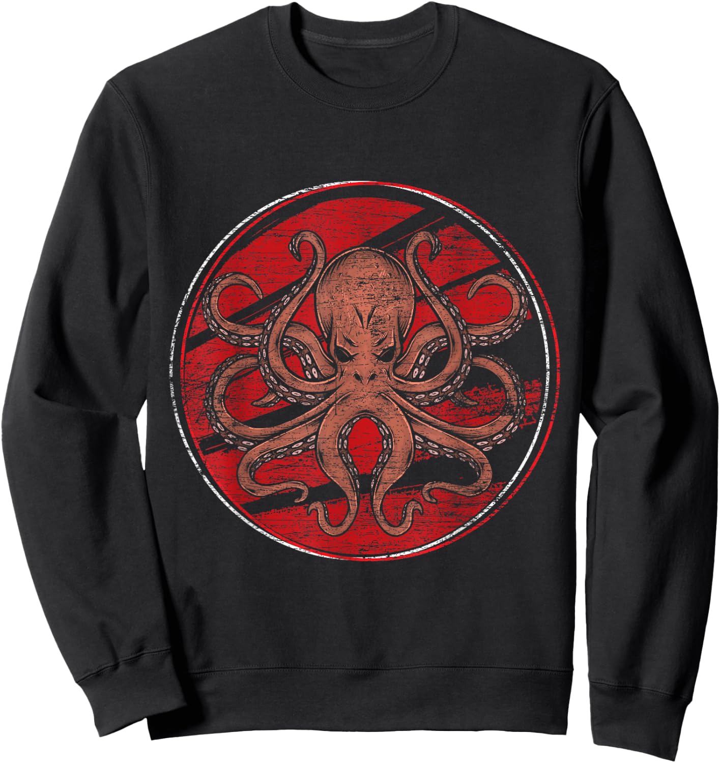 Sea creatures gift ocean octopus Sweatshirt - Sweatshirt | Black