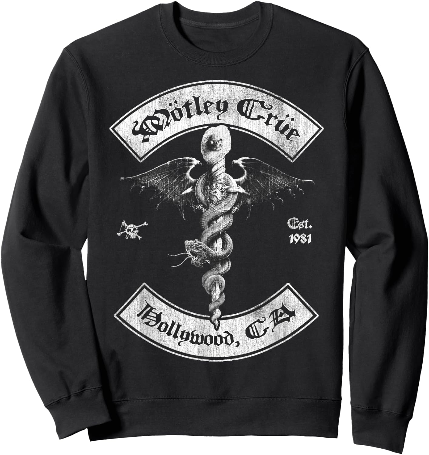 Mötley Crüe - Feelgood Hollywood '81 Sweatshirt - Sweatshirt | Black