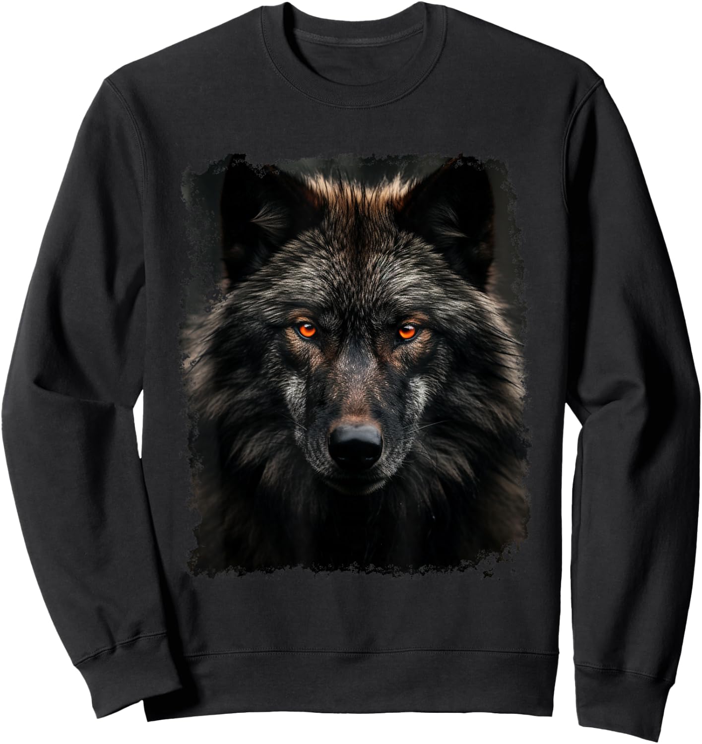 Noah&Friends Black Wolf Sweatshirt - Sweatshirt | Black