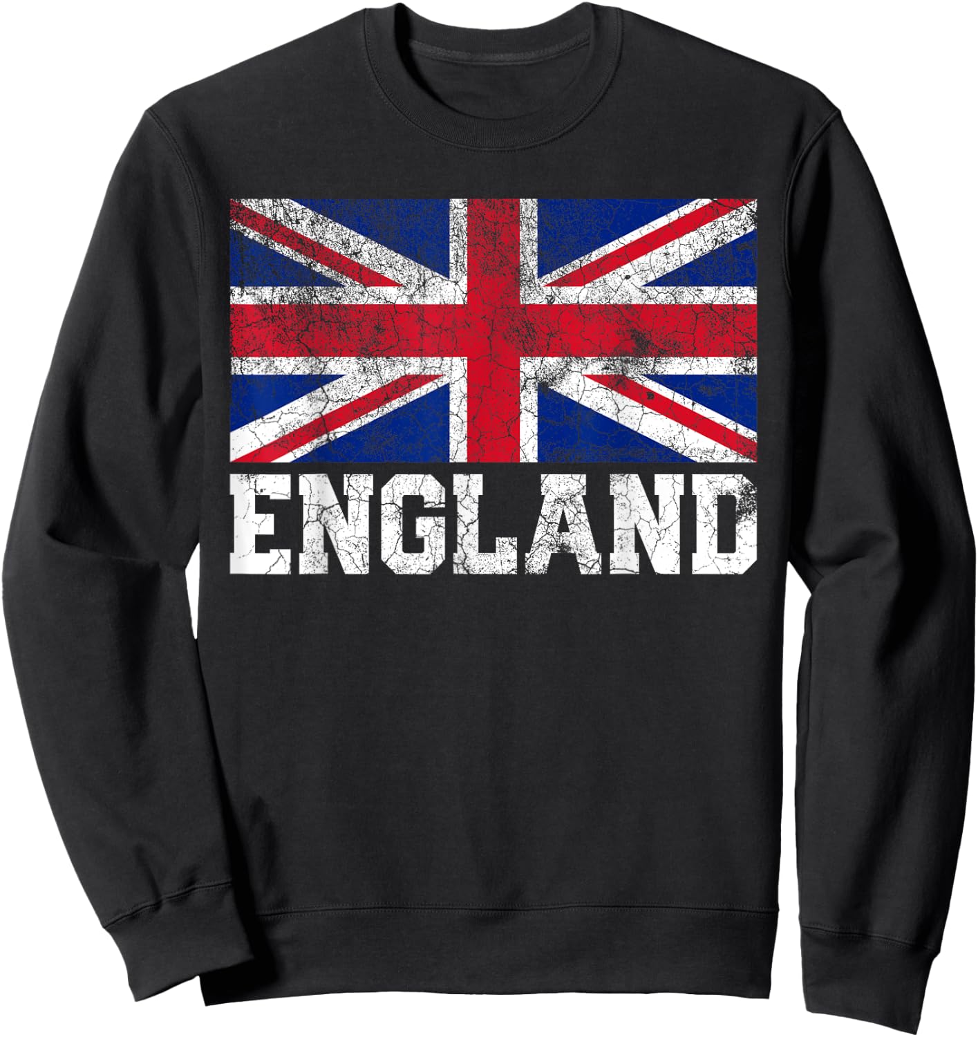 Union Jack Flag UK England United Kingdom Roots Men Women Sweatshirt - Sweatshirt | Black