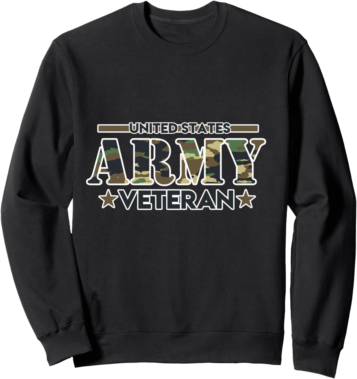 Veteran Shirt - United States Army Veteran Sweatshirt - Sweatshirt | Black
