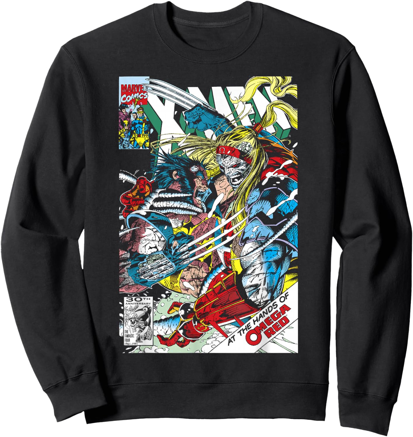 Marvel Omega Red Comic Book Cover Small Sweatshirt - Sweatshirt | Black