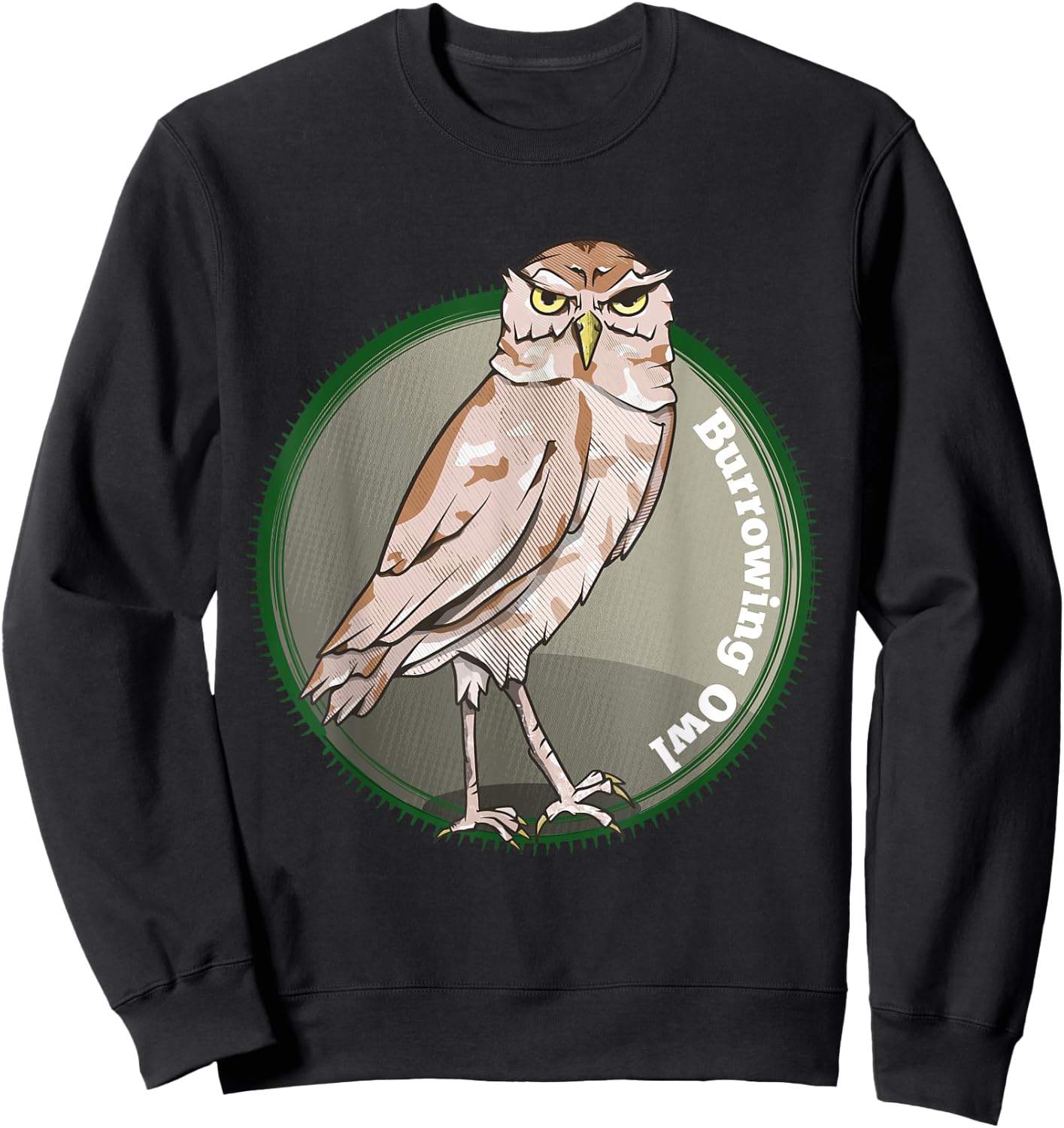 Burrowing Owl Sweatshirt - Sweatshirt | Black