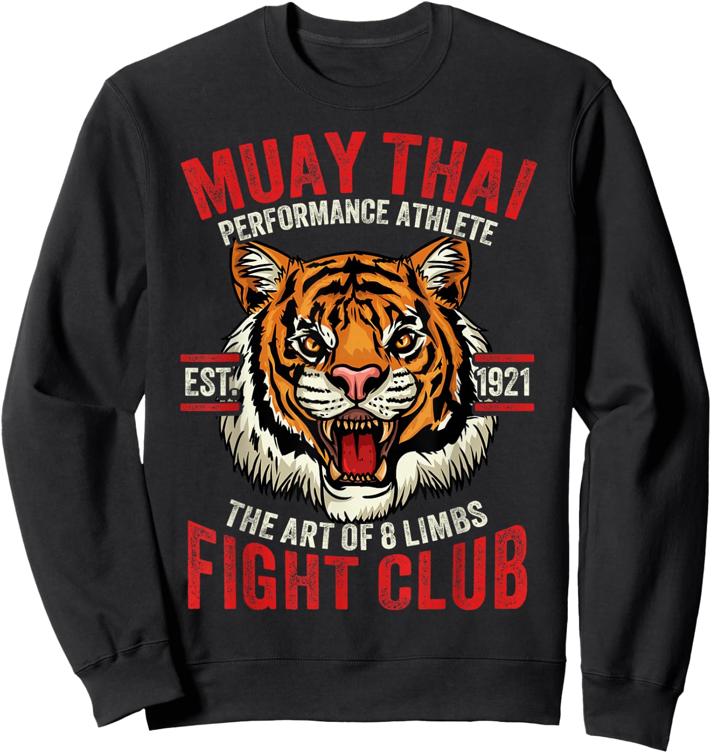 Muay Thai Thai Boxing Sweatshirt - Sweatshirt | Black