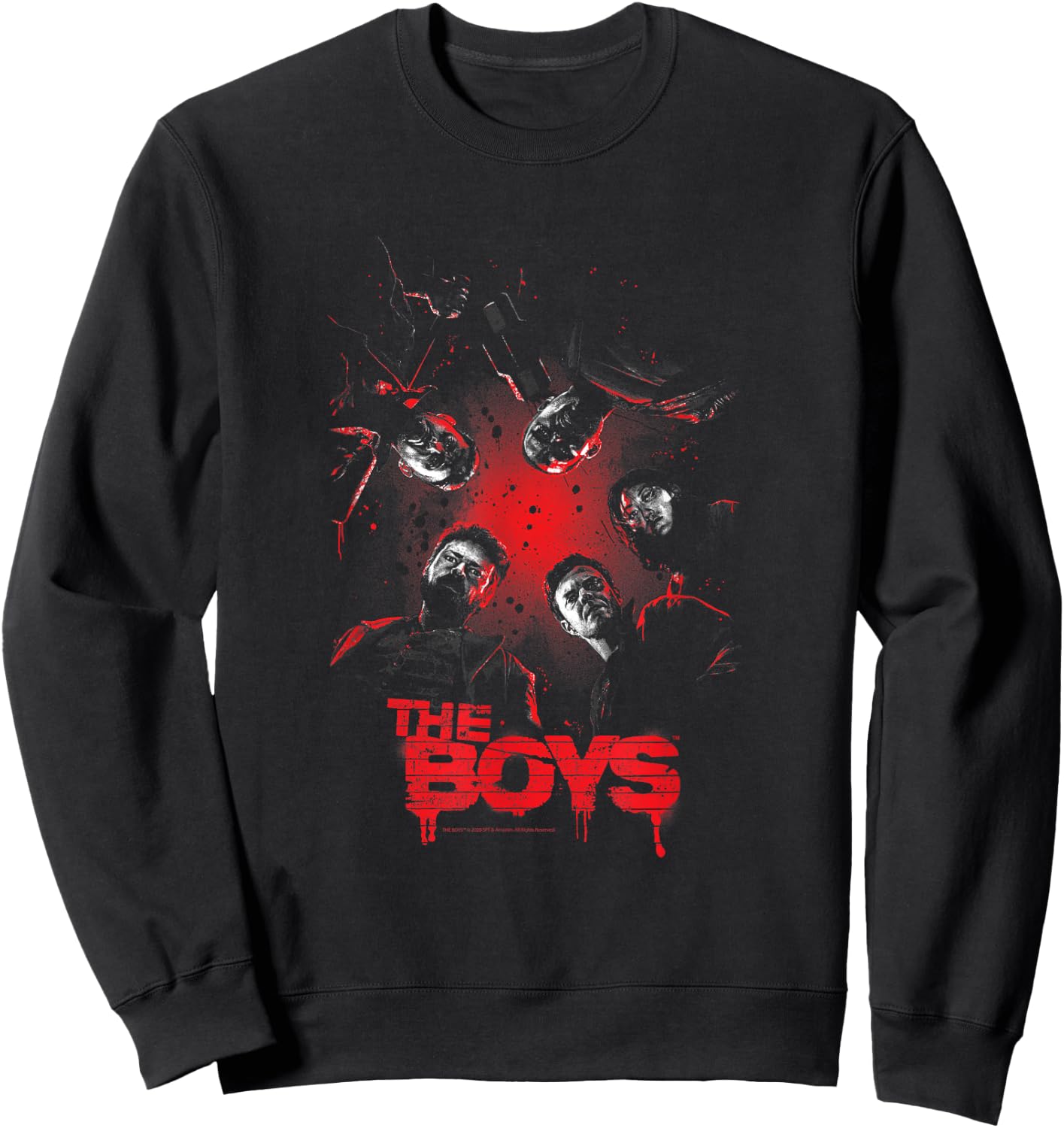 The Boys The Boys Group Photo Small Sweatshirt - Sweatshirt | Black