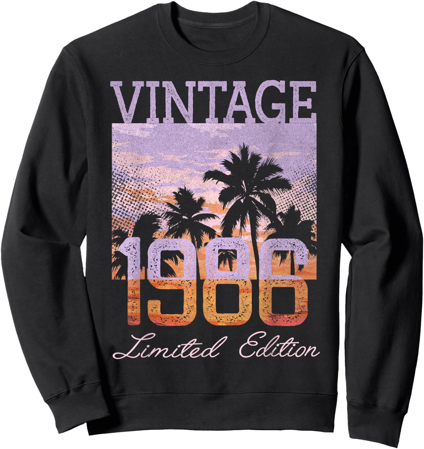Vintage 1986 Limited Edition 39th Birthday 39 Year Old Gifts Sweatshirt - Sweatshirt | Black