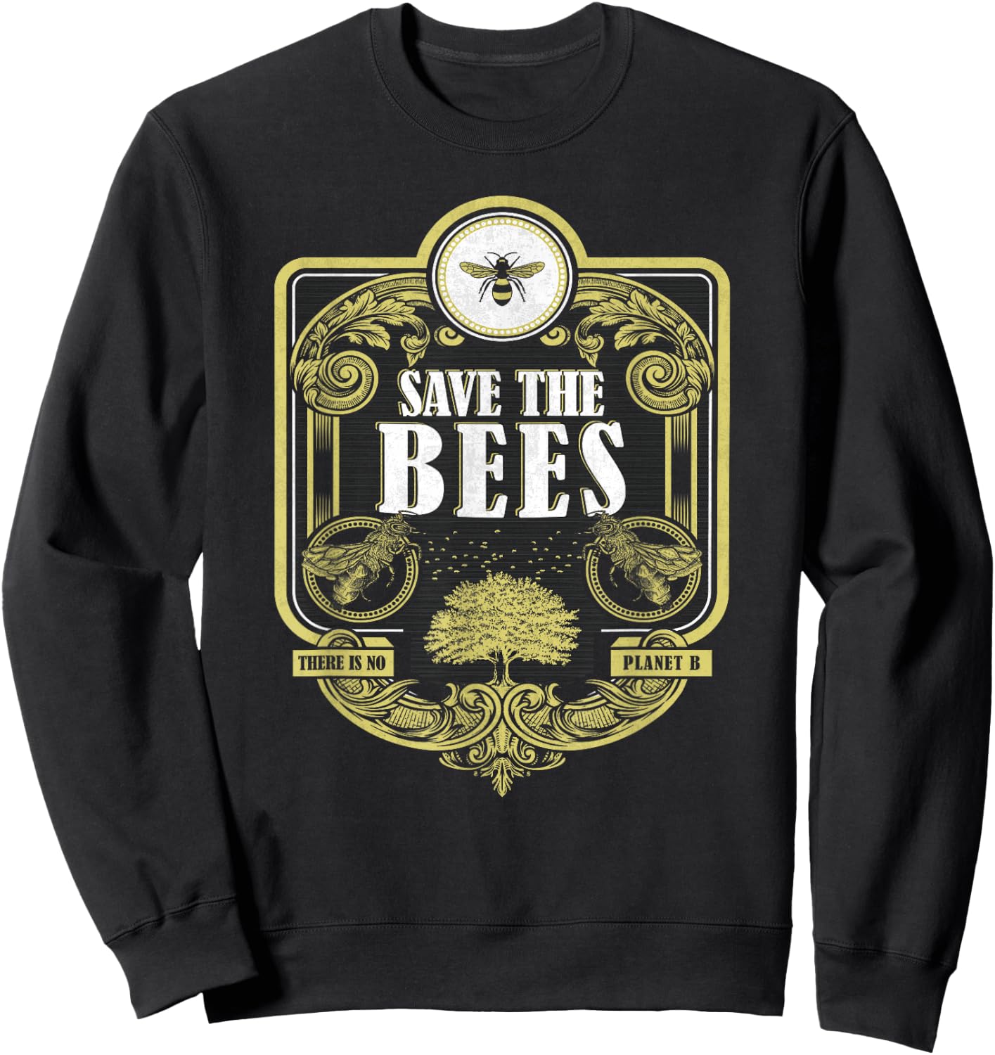 Save the Bees Honeybee Lovers and Beekeepers Sweatshirt - Sweatshirt | Black