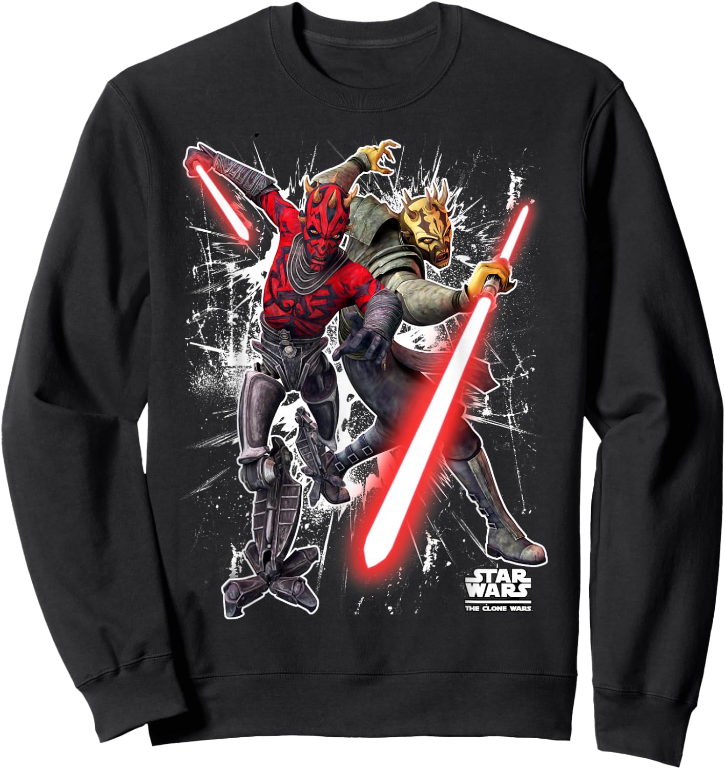 Star Wars: The Clone Wars Darth Maul & Savage Opress Sweatshirt - Sweatshirt | Black