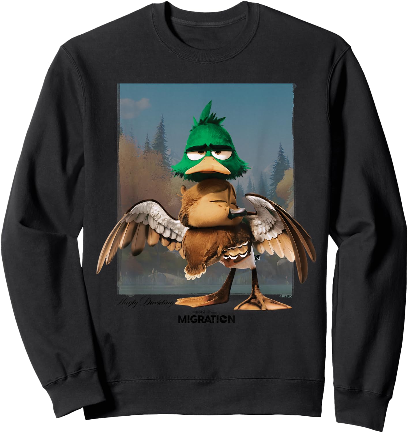 Migration Hug Sweatshirt - Sweatshirt | Black