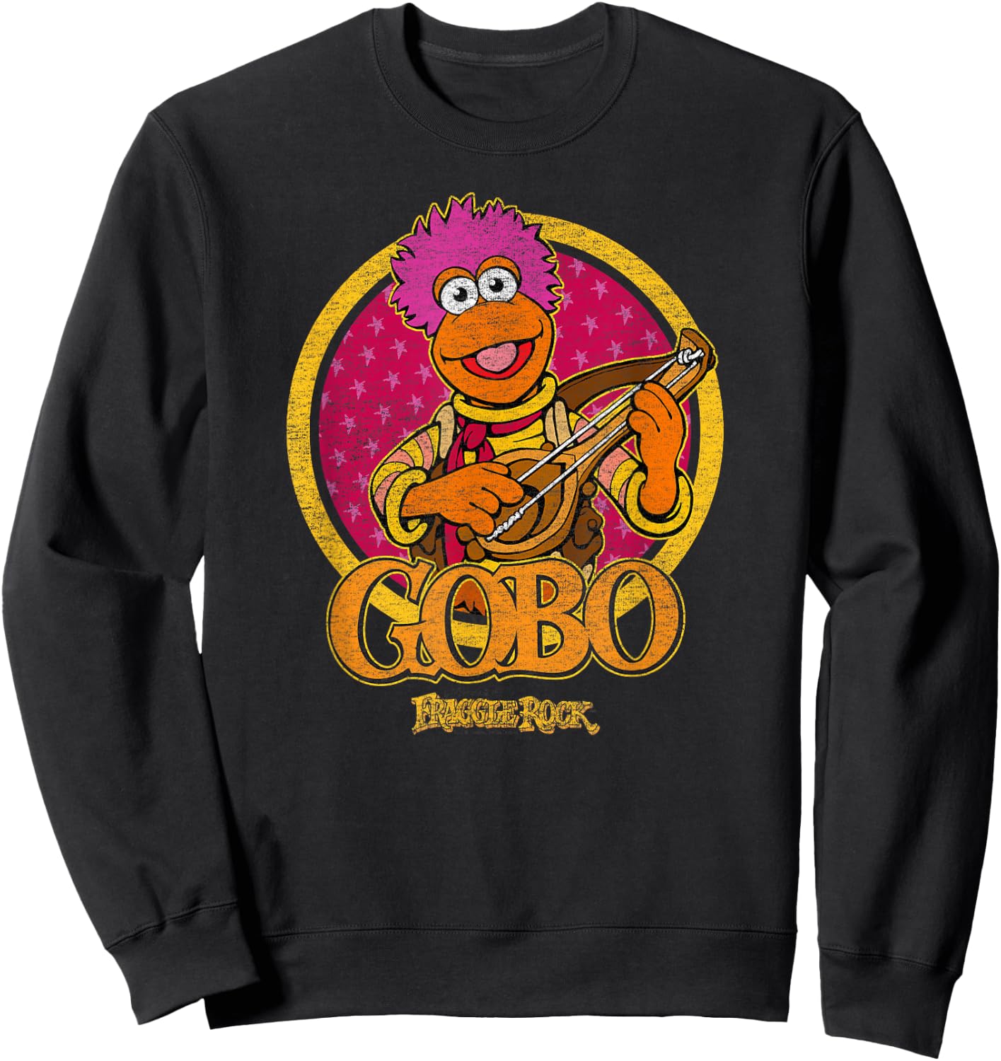 Fraggle Rock Gobo Circle Sweatshirt - Sweatshirt | Black