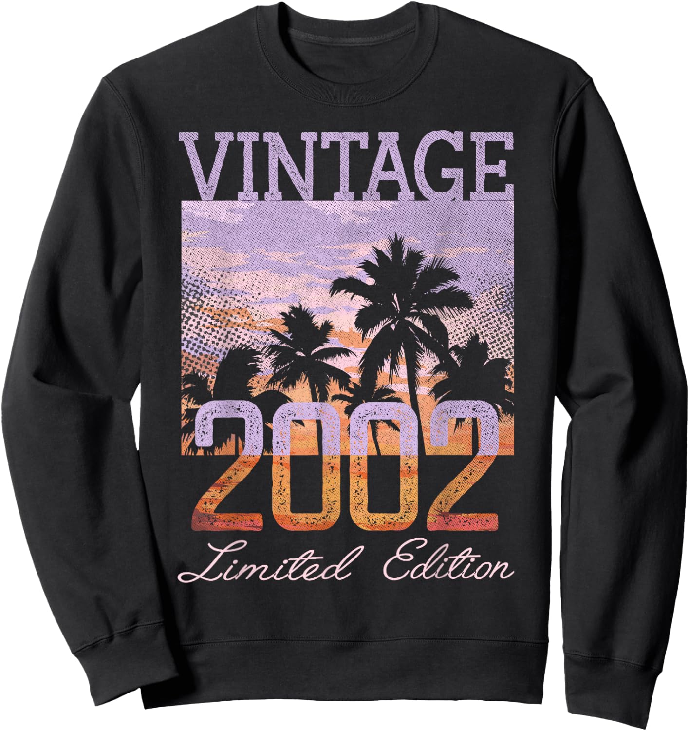 Vintage 2002 Limited Edition 23rd Birthday 23 Year Old Gifts Sweatshirt - Sweatshirt | Black