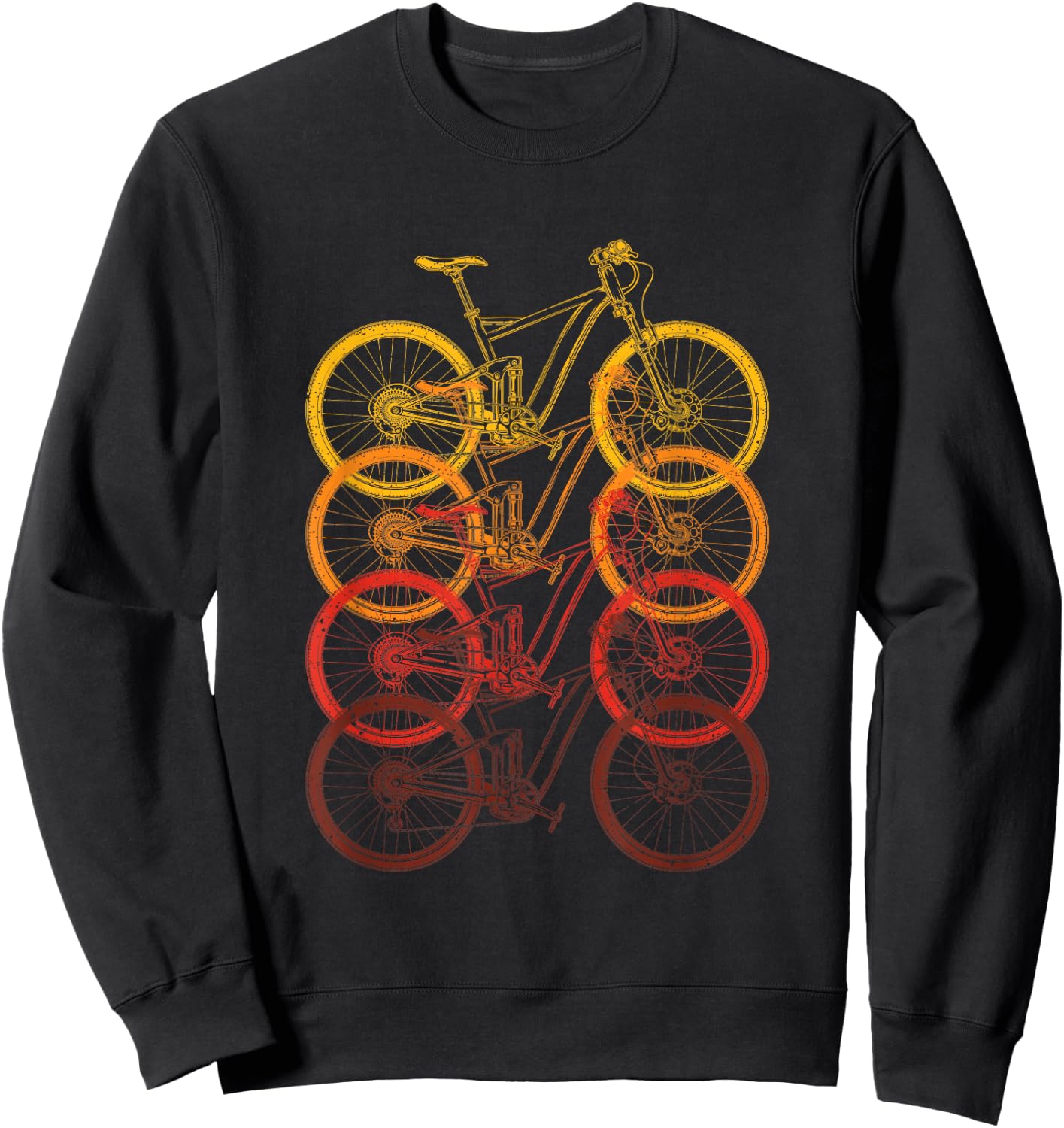 Bicycling Biker Cyclist Athlete Gift Bicycle Sweatshirt - Sweatshirt | Black
