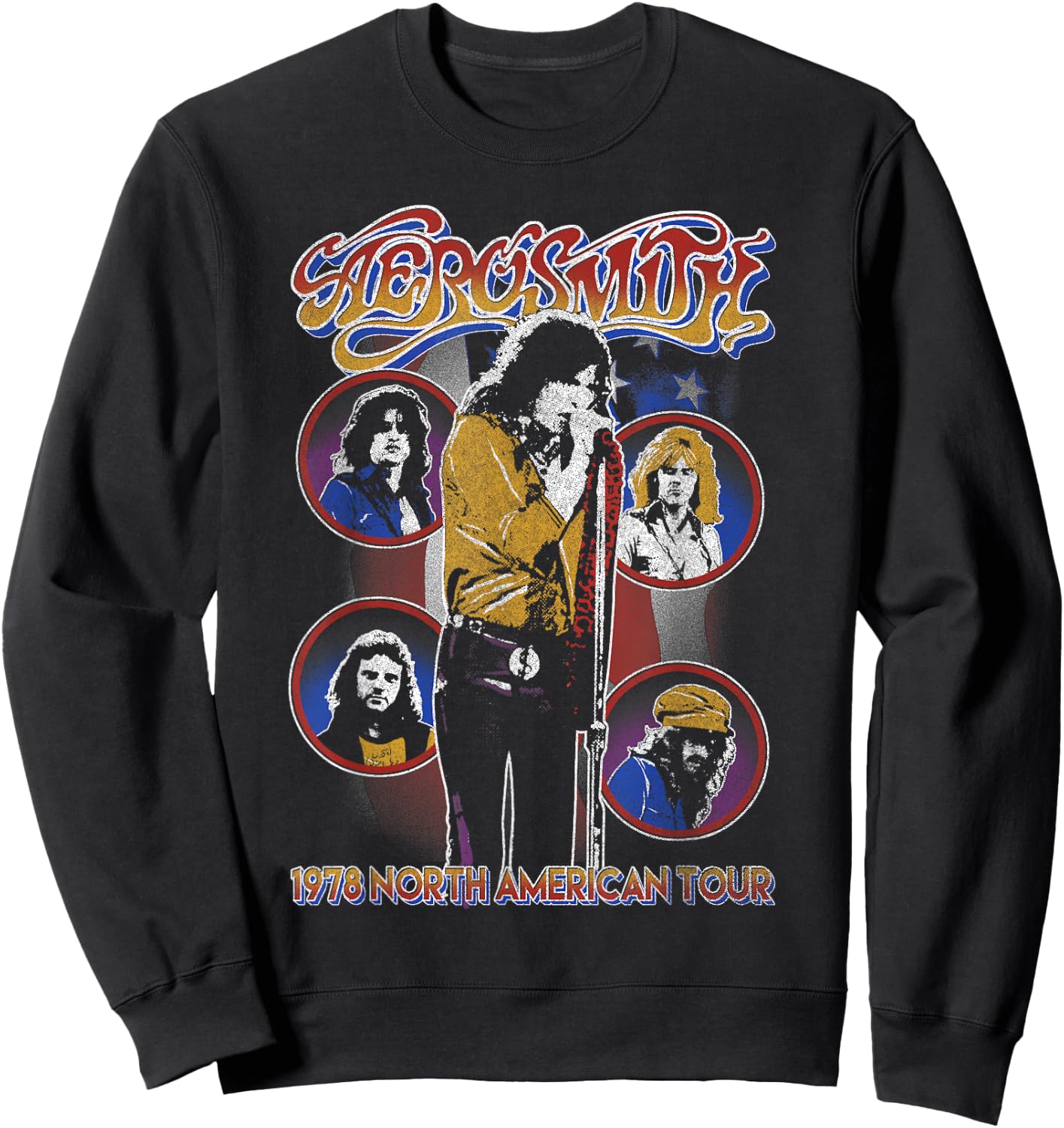 Aerosmith - 1978 North America Tour Sweatshirt - Sweatshirt | Black