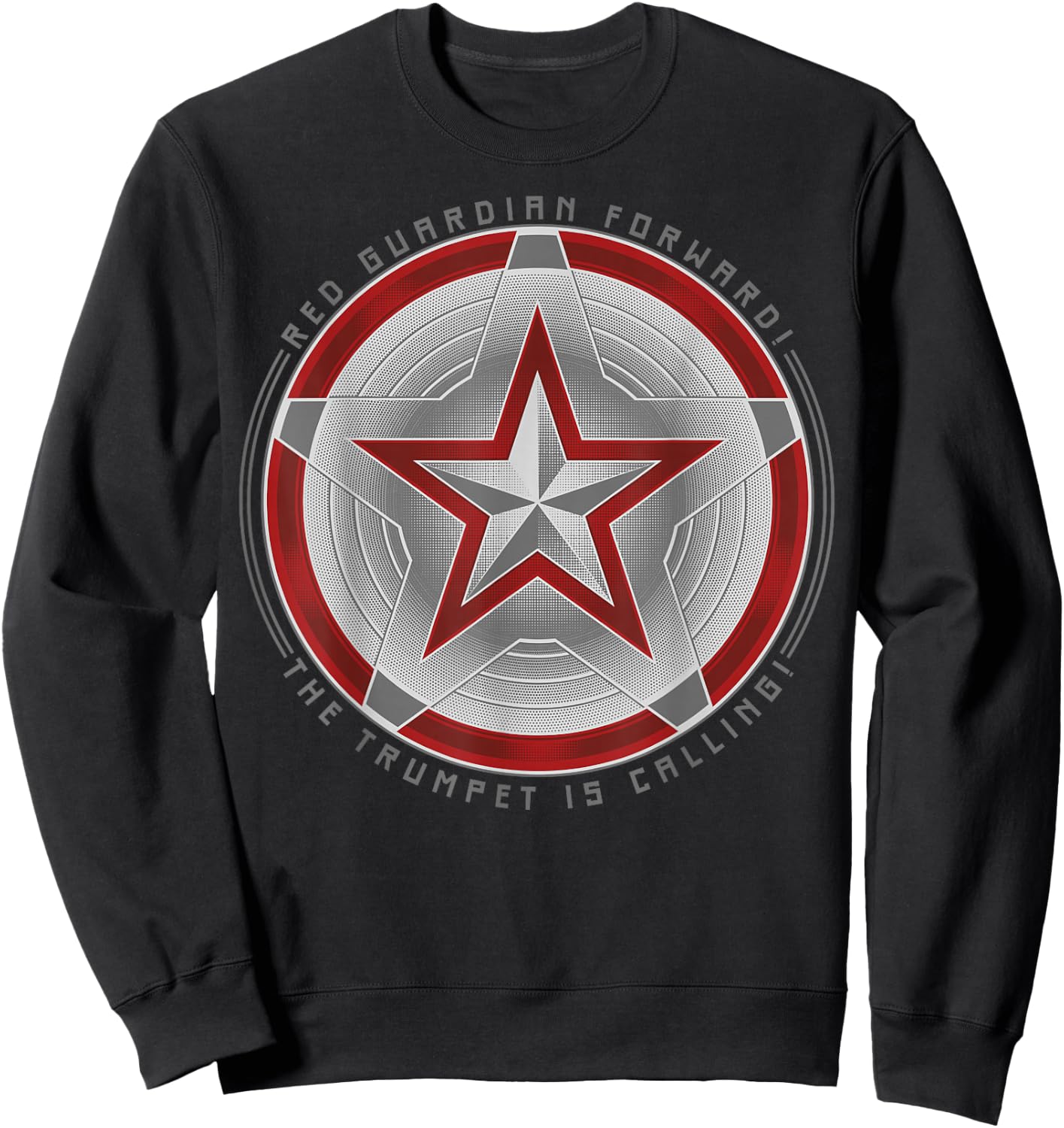 Marvel Black Widow Red Guardian Forward Shield Sweatshirt - Sweatshirt | Black