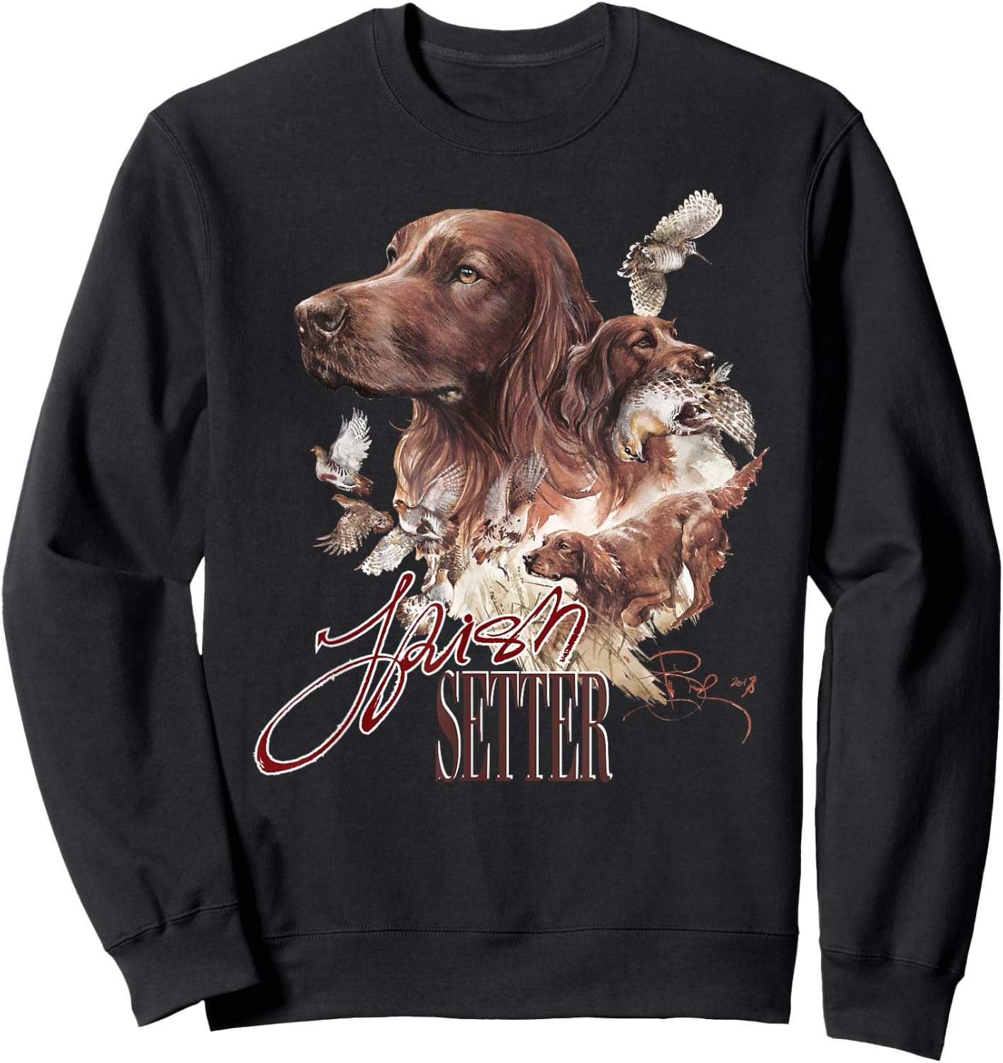 Irish Setter Sweatshirt - Sweatshirt | Black