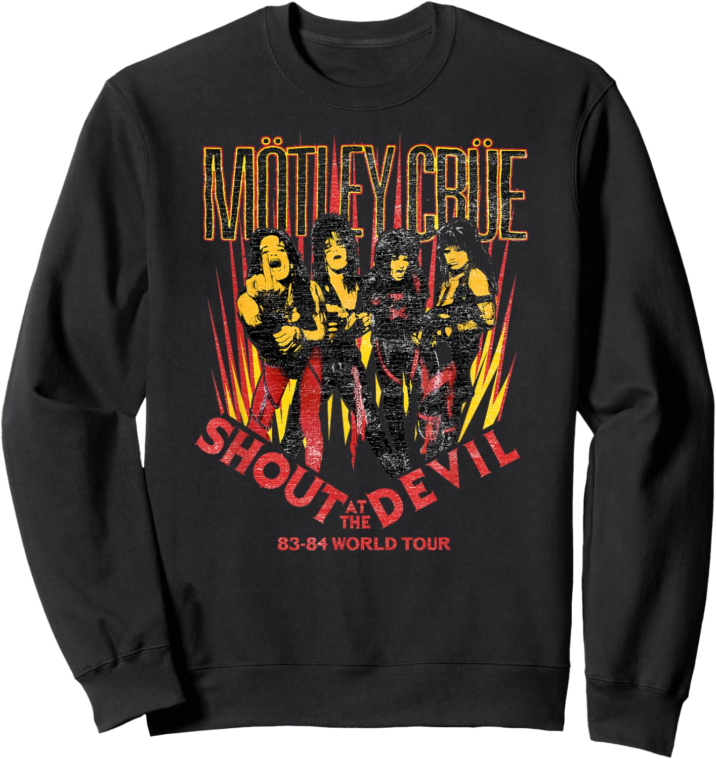 Mötley Crüe - Shout At The Devil Tour 83 Sweatshirt - Sweatshirt | Black