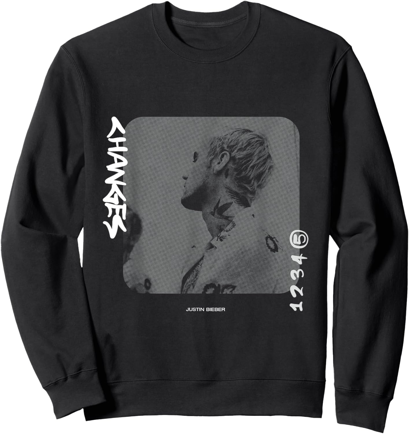 Justin Bieber Changes Sweatshirt - Sweatshirt | Black