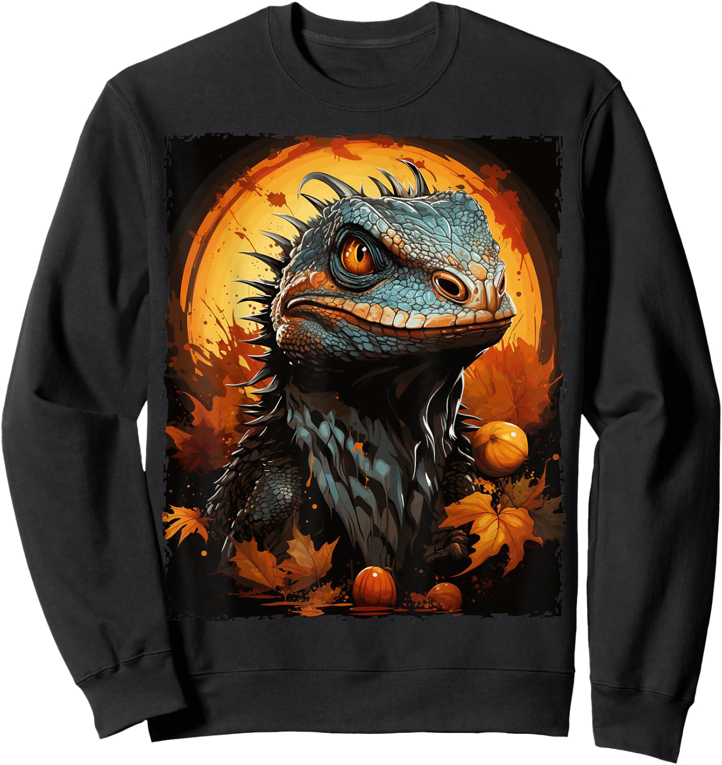 Bearded Dragon Halloween Sweatshirt - Sweatshirt | Black