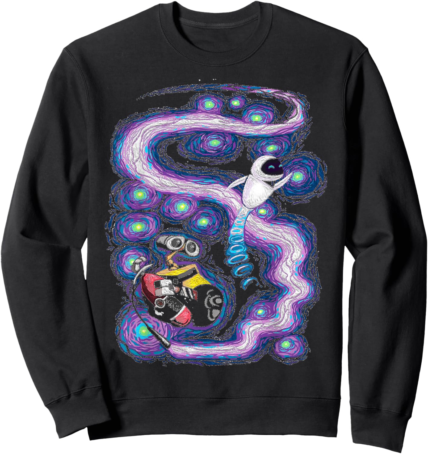 Disney Pixar Wall-E Cosmic Stars Sweatshirt - Sweatshirt | Black
