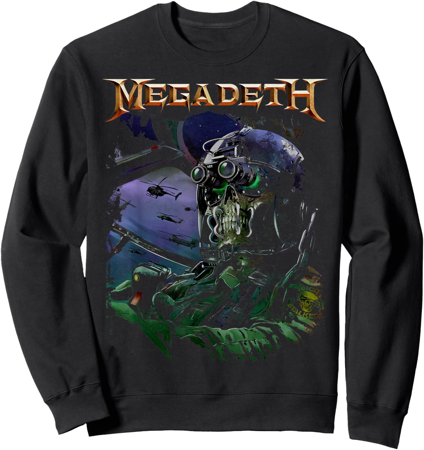 Megadeth - Helicopter Vic Sweatshirt - Sweatshirt | Black