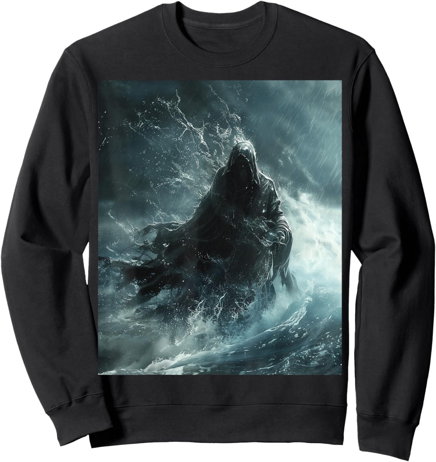 Mythical Grim Reaper by Storm Sweatshirt - Sweatshirt | Black