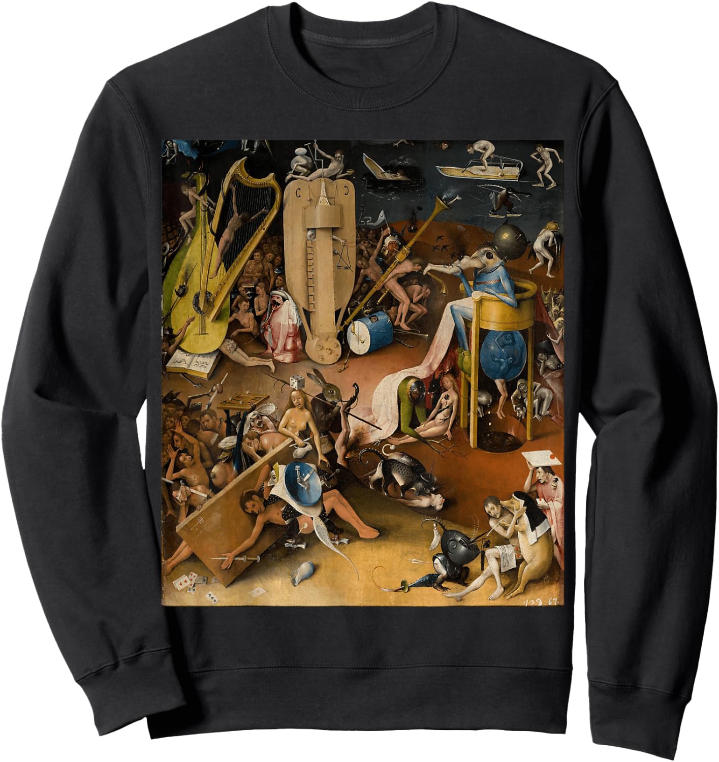 Beautiful famous surrealistic painting Sweatshirt - Sweatshirt | Black