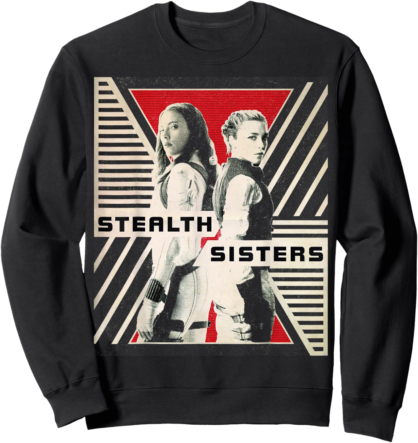Marvel Black Widow Stealth Sisters Poster Sweatshirt - Sweatshirt | Black