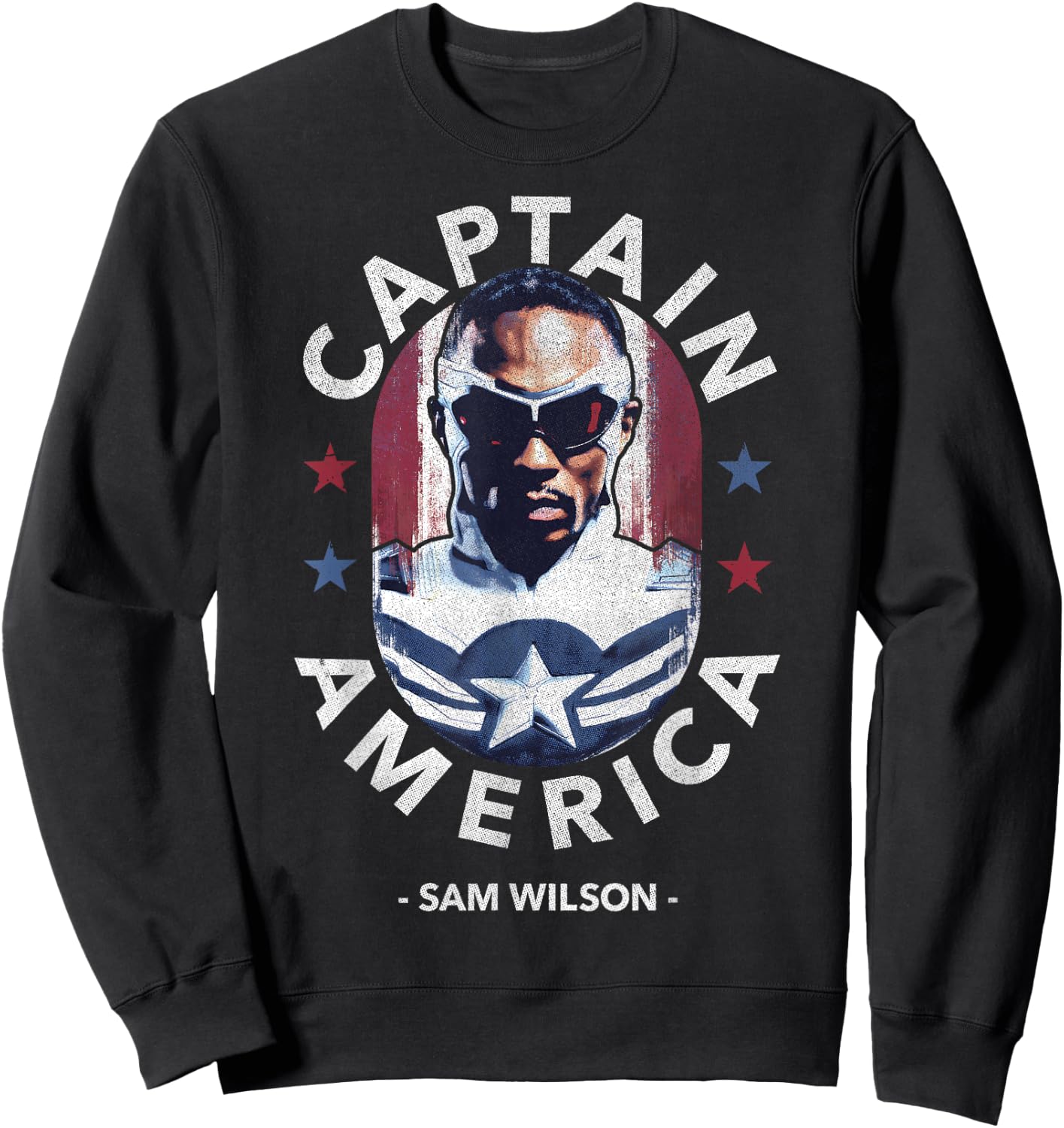 Marvel Falcon Winter Soldier Sam Wilson Captain America Sweatshirt - Sweatshirt | Black