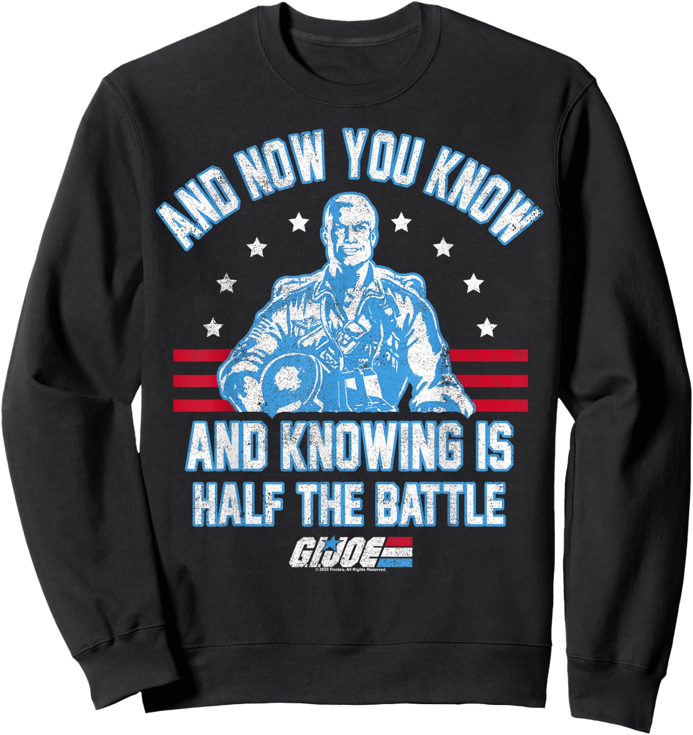 G.I. Joe Knowing Is Half The Battle Team Leader Collegiate Sweatshirt - Sweatshirt | Black