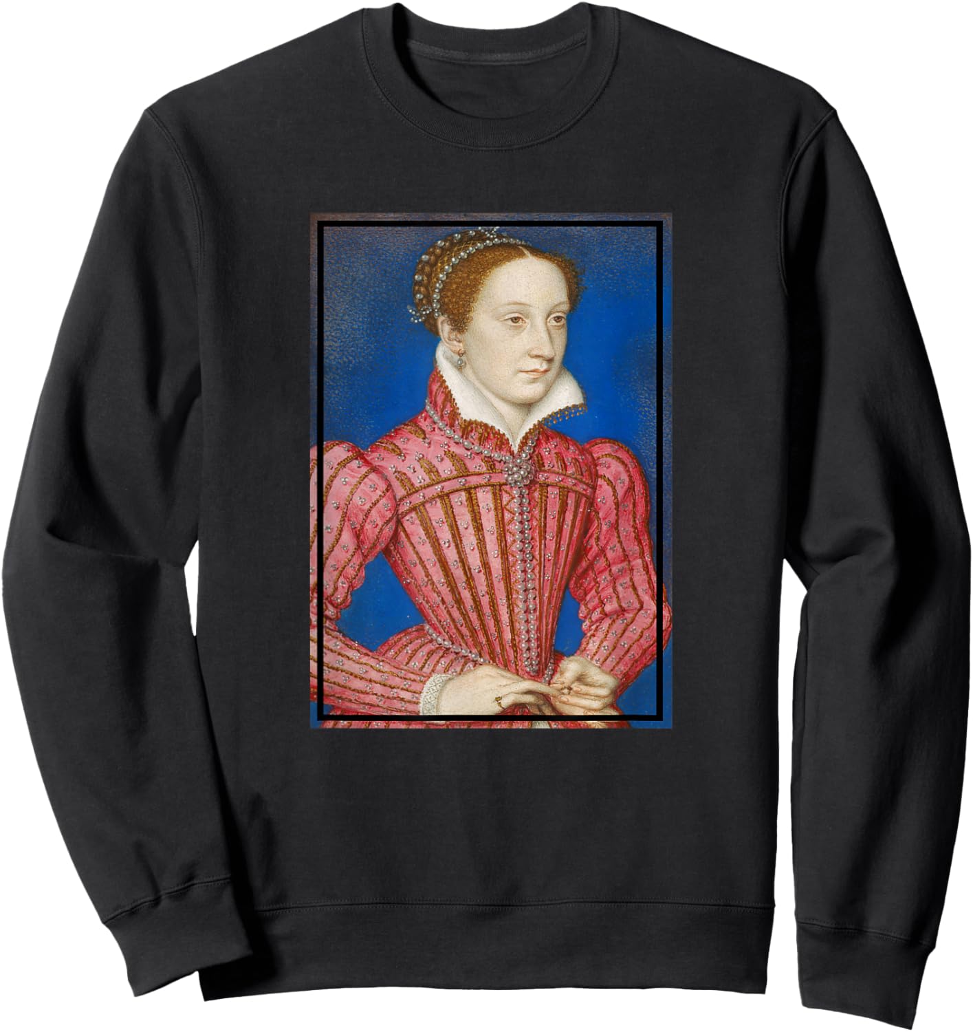 Mary, Queen of Scots Portrait Painting (1560) Sweatshirt - Sweatshirt | Black